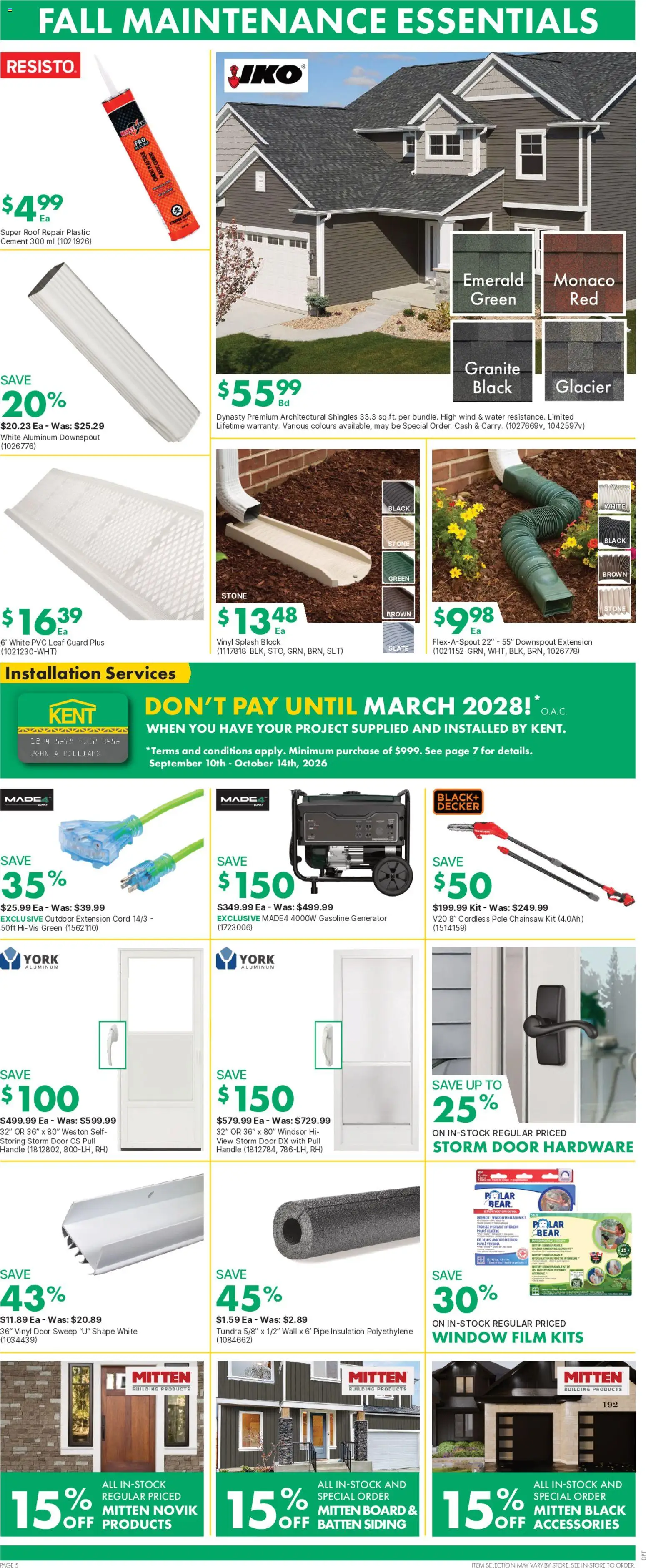 Kent flyer valid from Sep 10, 2026 | Page: 10