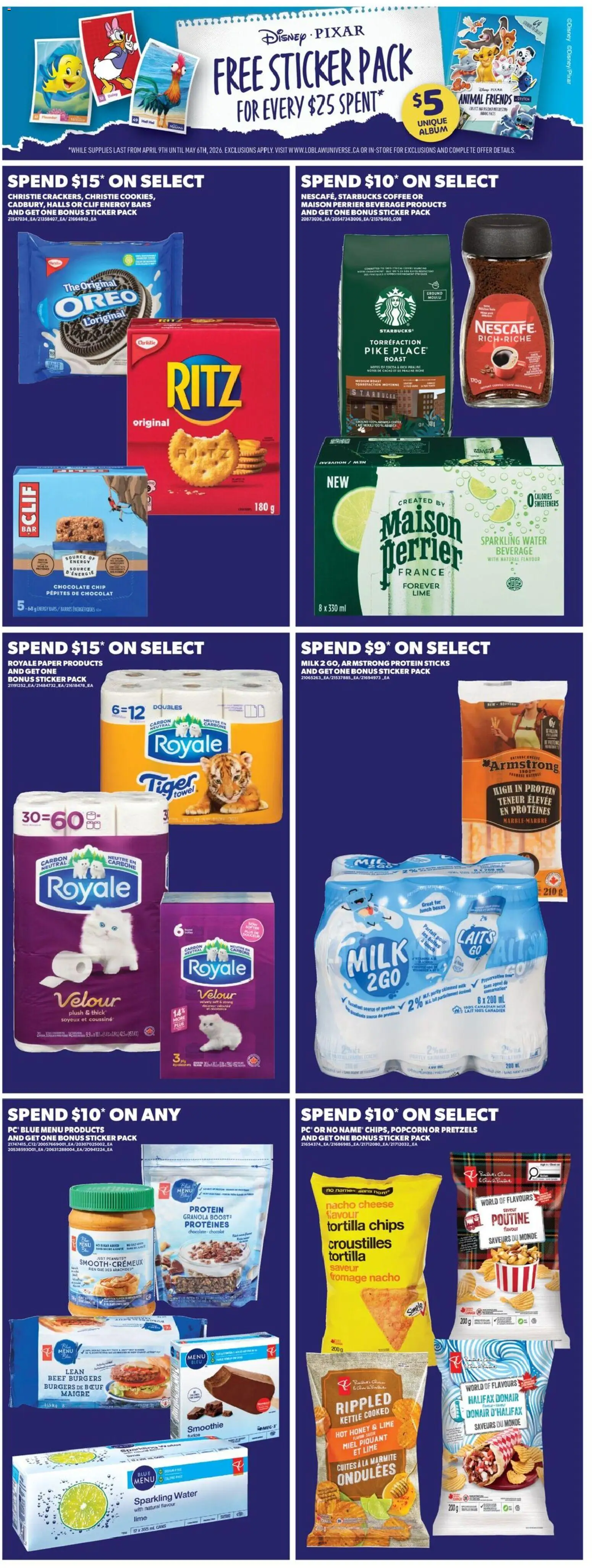 Real Canadian Superstore flyer valid from 16.04.2026 | Page: 9 | Products: Chips, Kettle, Cheese, Coffee