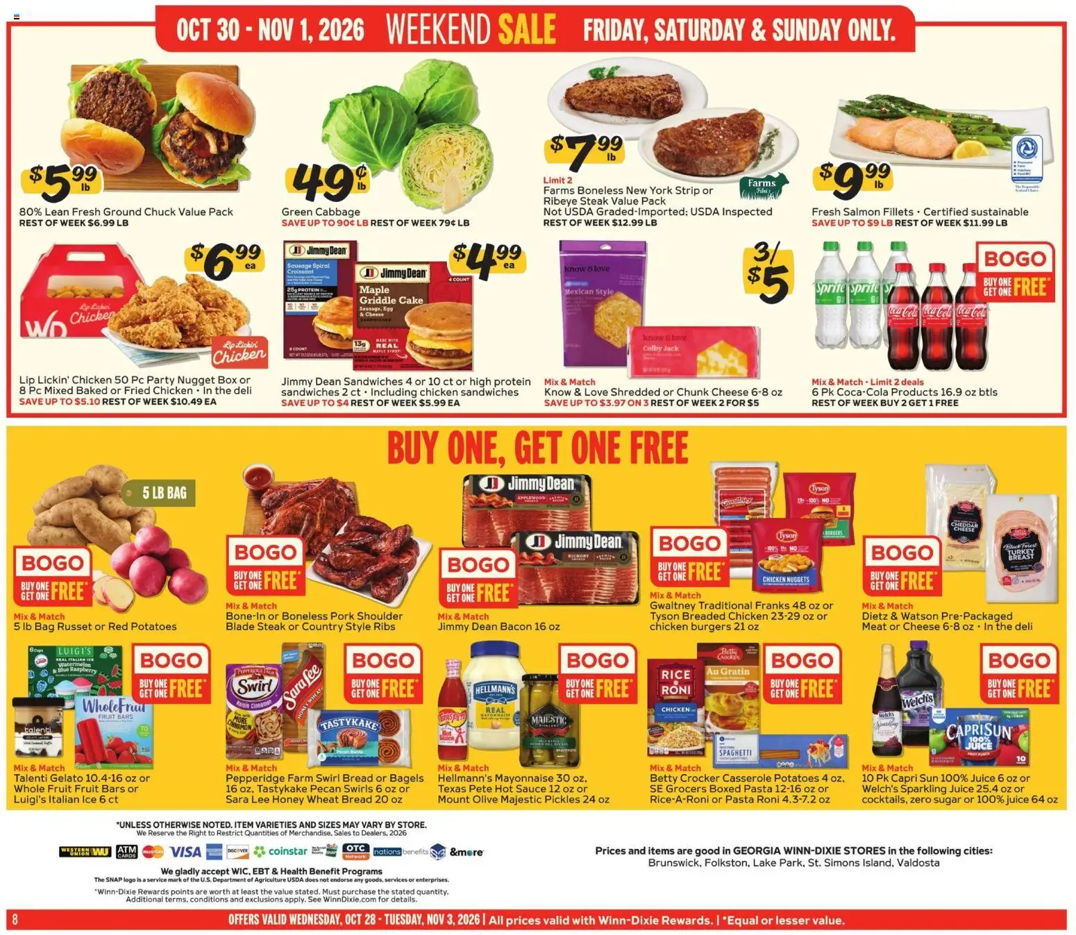 Winn Dixie Weekly Circular - valid from 10/28/2026 | Page: 8