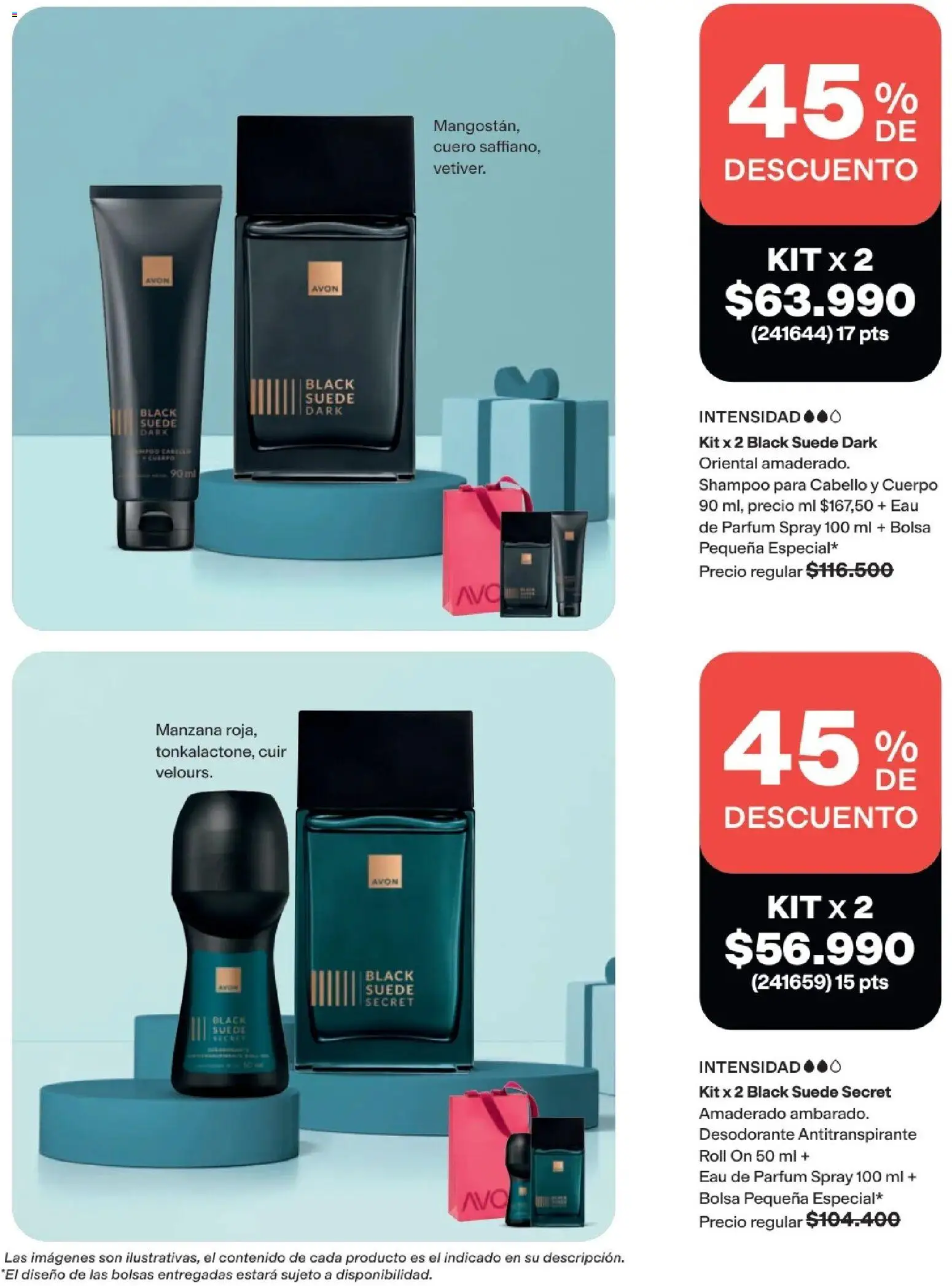 Avon revista - valida desde el 01.09.2026 | Página: 42 | Productos: Bolsa, Shampoo, Desodorante, Antitranspirante