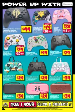 Preview of JB Hi-Fi Power up with Nintendo - valid from 09/07/2026 | Page: 6 | Products: Controller, Case