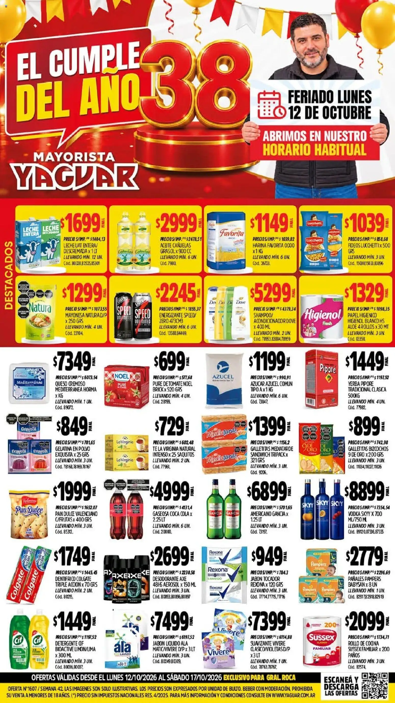Yaguar - Oferta Semanal General Roca │ válido desde el 12/10/2026 | Página: 1