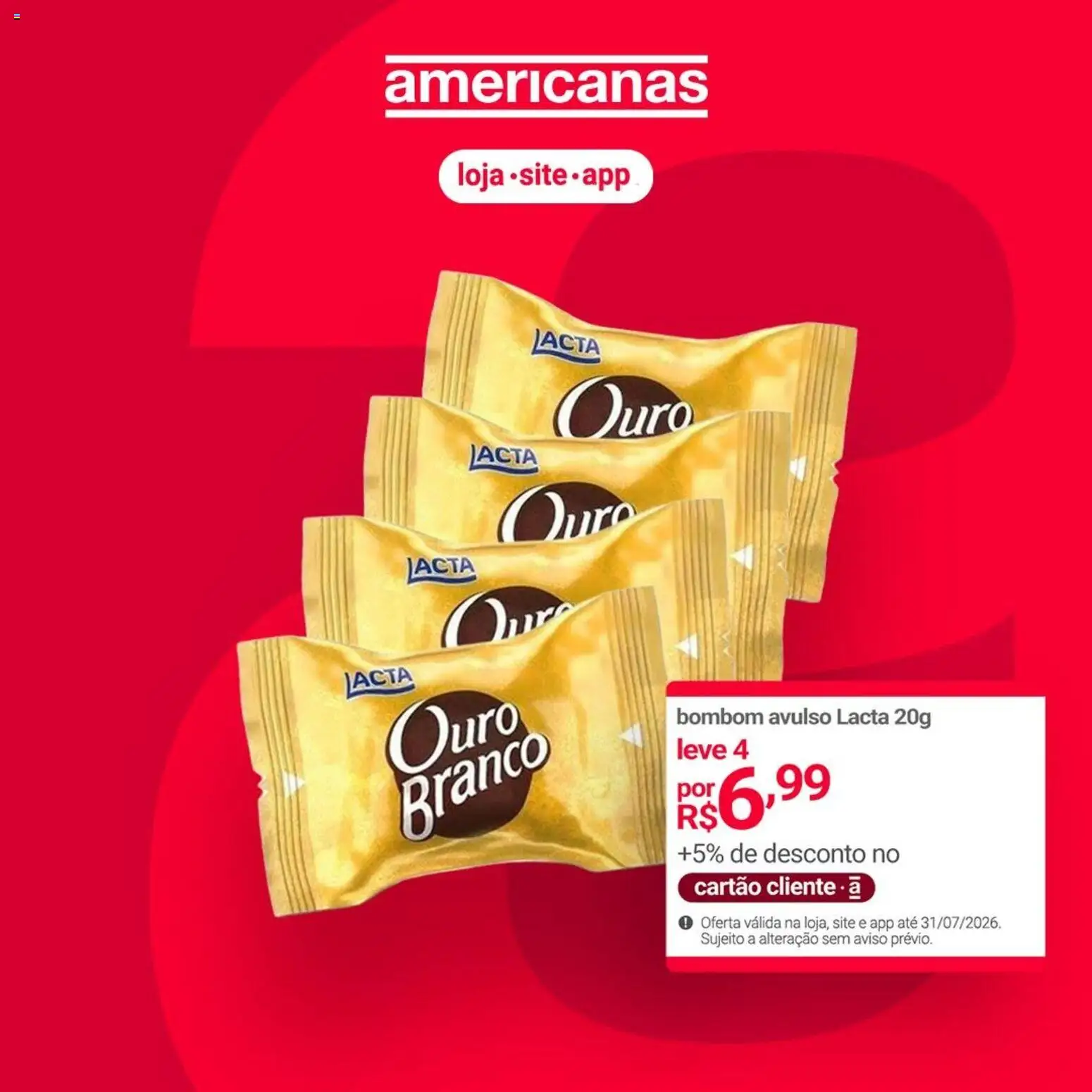 Lojas Americanas Folheto - válido de 07/07/2026 | Página: 2