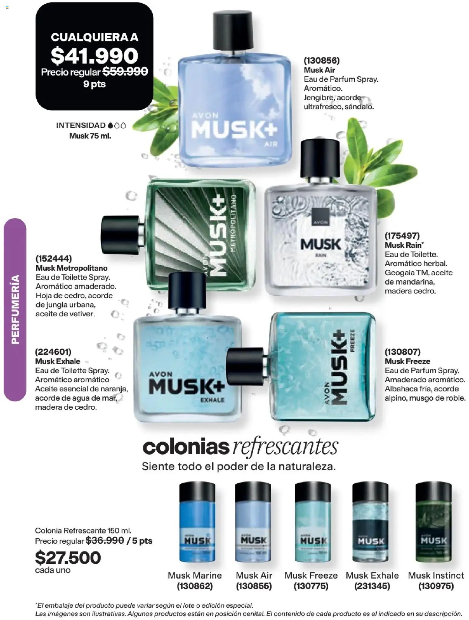 Avon revista - valida desde el 16/08/2026 | Página: 98 | Productos: Agua, Eau de toilette, Hoja, Aceite