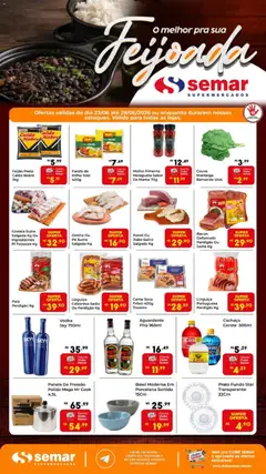 Semar Supermercado ofertas Feijoada - Pré-Visualização do folheto da loja Semar Supermercado, válido de 23/06/2026