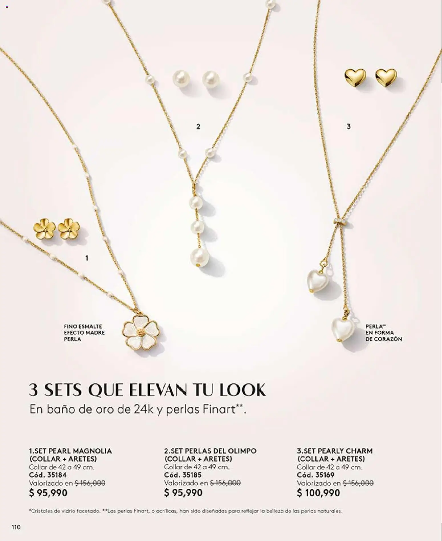 Ésika revista - valida desde el 17/07/2026 | Página: 110 | Productos: Aretes, Baño, Collar