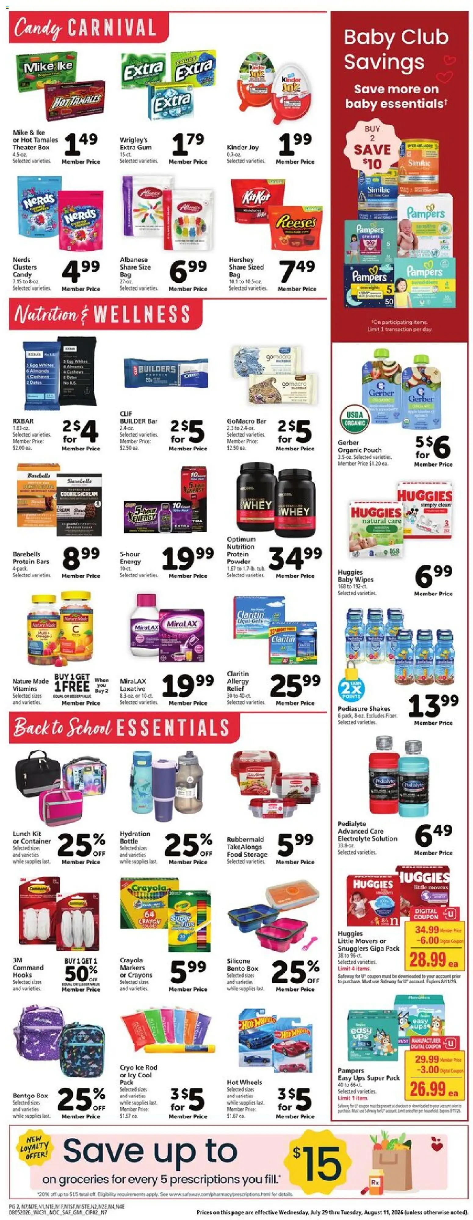 Safeway Weekly Ad - valid from 08/05/2026 | Page: 10 | Products: Box, Powder, Cream, UPS