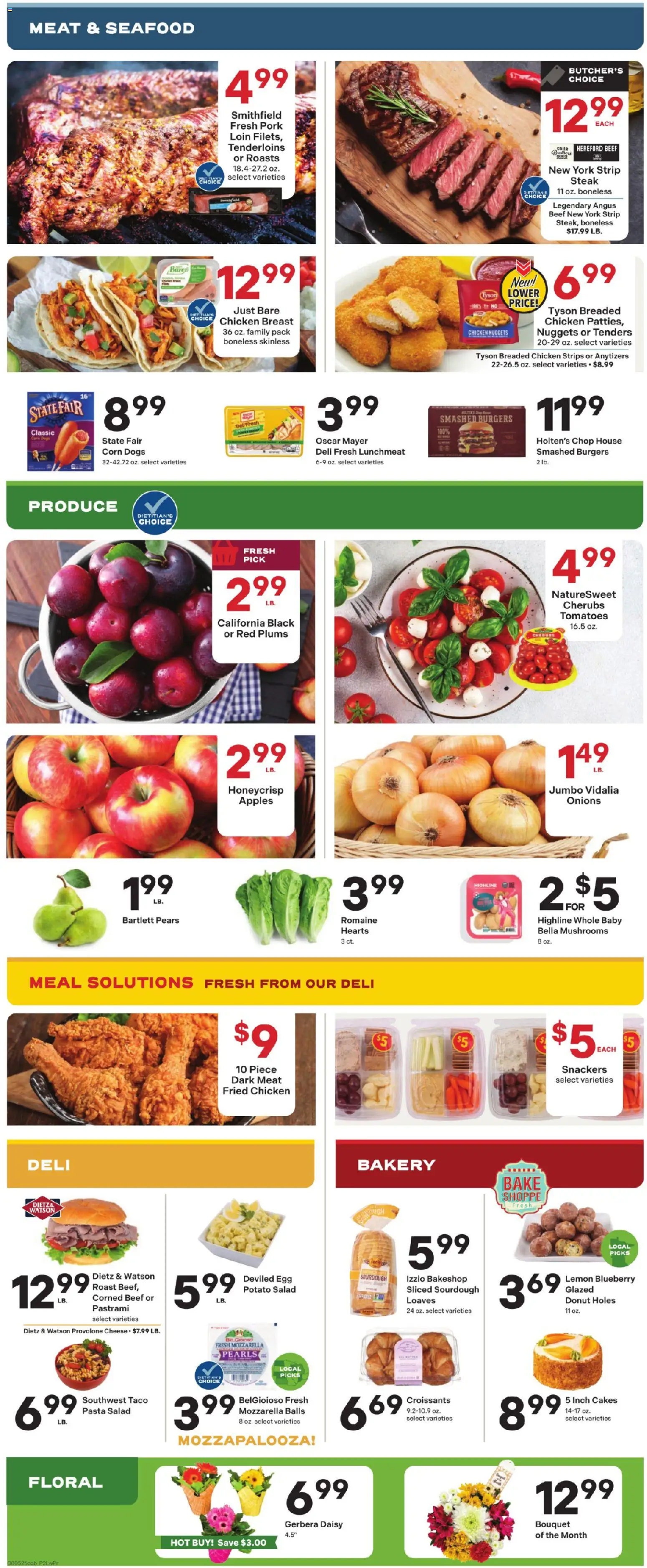 Coborn's Weekly Ad - valid from 08/05/2026 | Page: 2 | Products: Mushrooms, Pork, Apples, Seafood