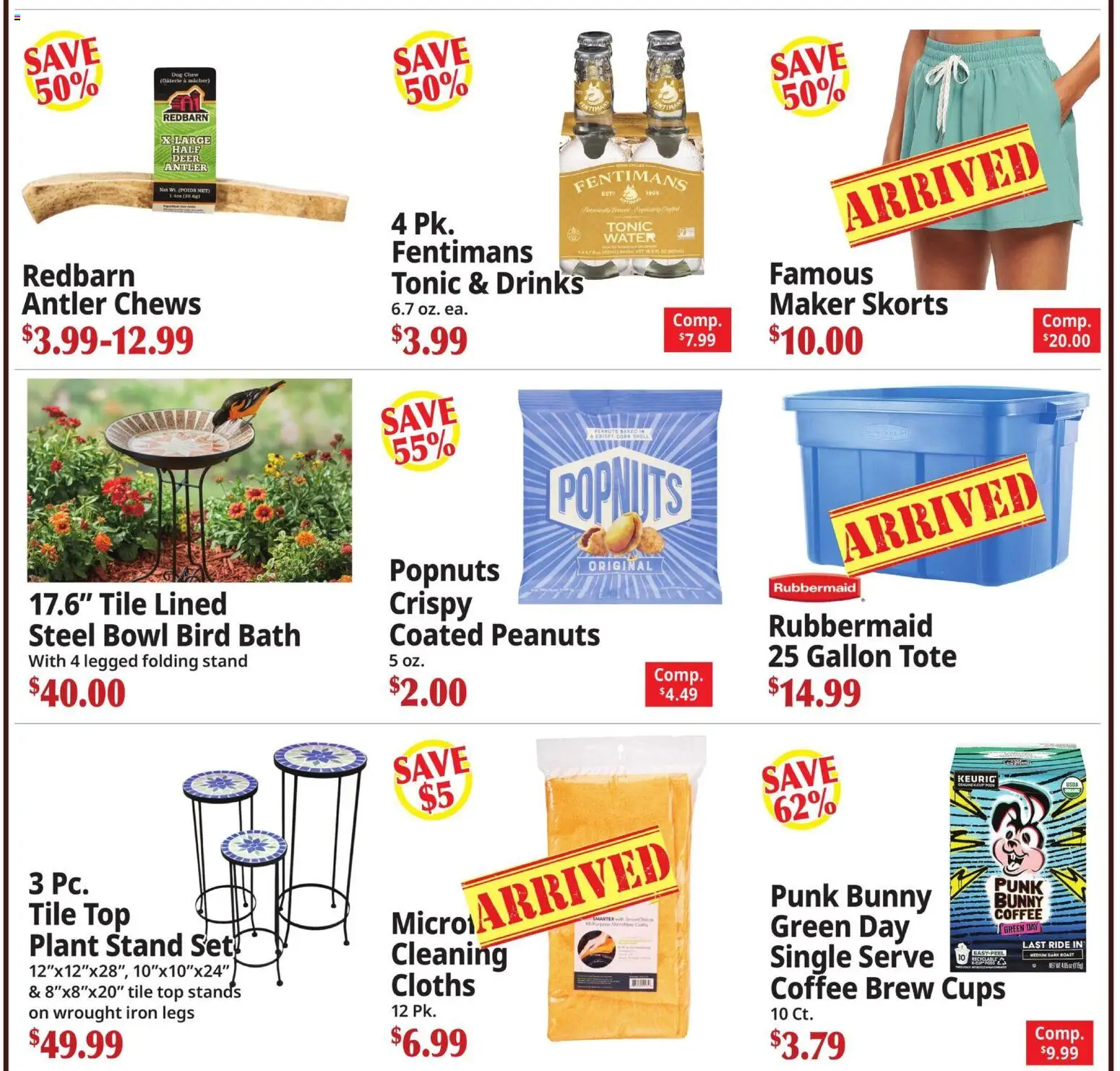 Ocean State Job Lot Ad - valid from 28.05.2026 | Page: 4 | Products: Bath, Coffee, Water, Iron