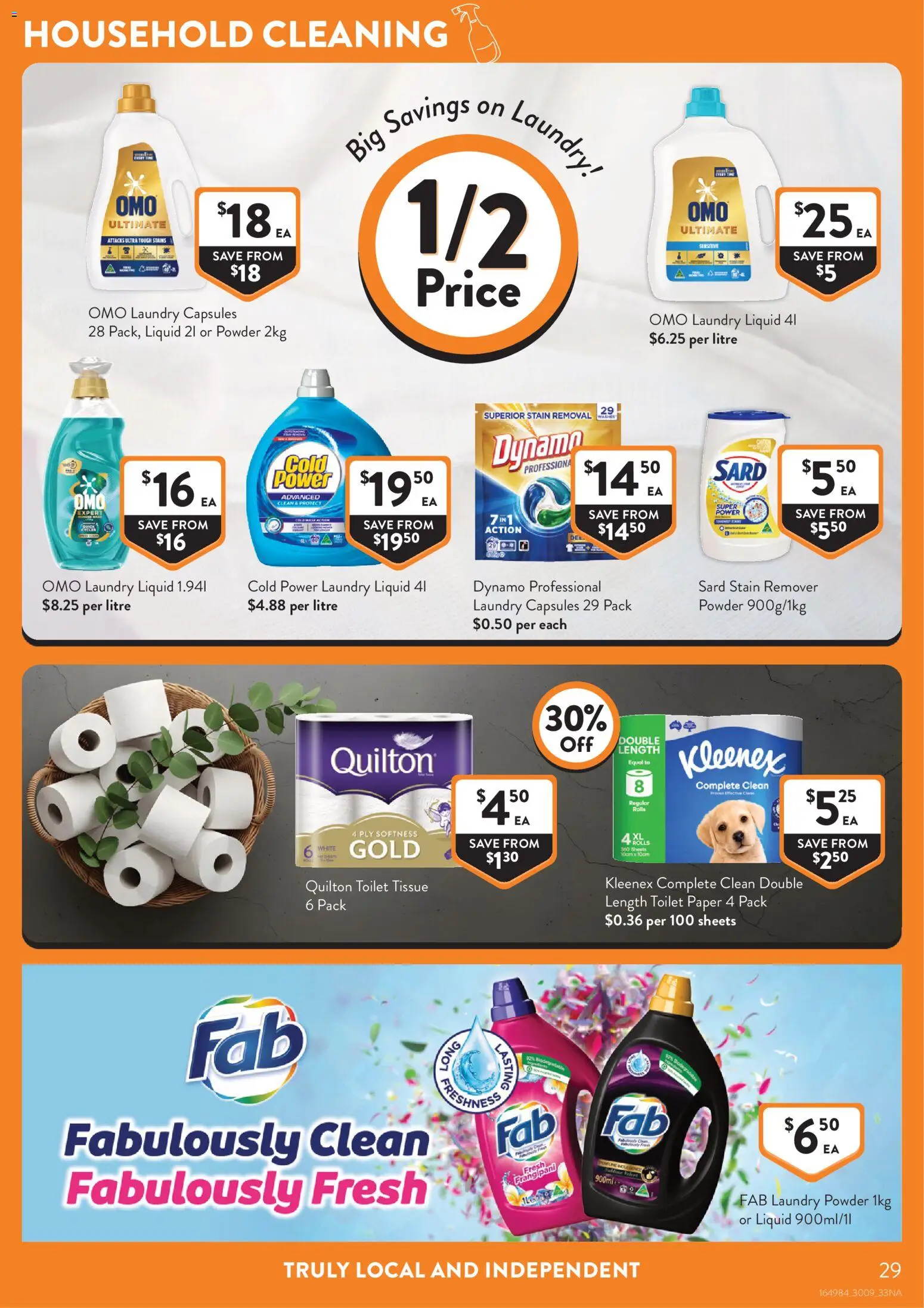 Foodworks catalogue - valid from 30/09/2026 | Page: 29 | Products: Toilet, Household, Stain remover, Capsules