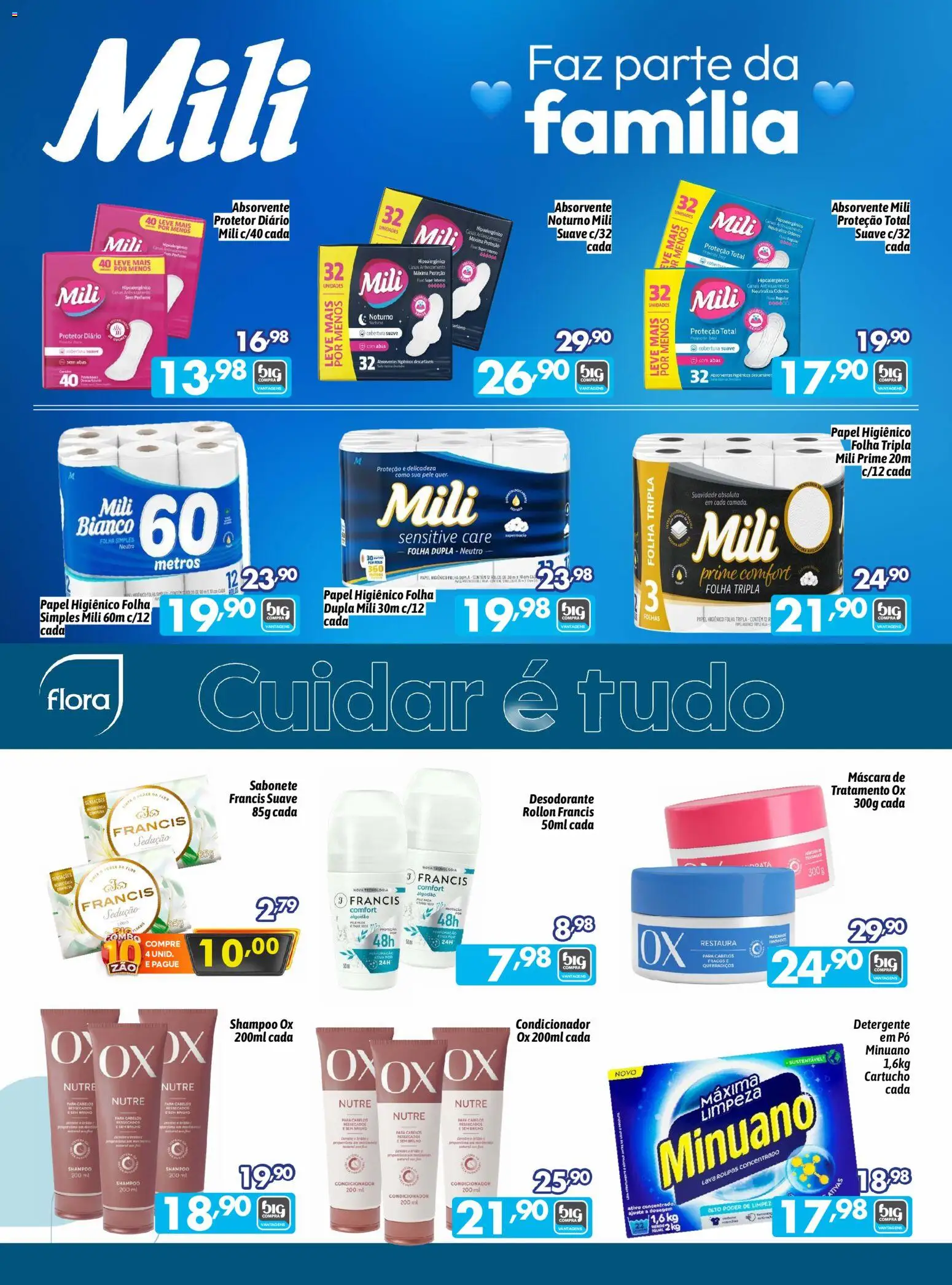 Big Compra Folheto - válido de 03/08/2026 | Página: 14 | Produtos: Condicionador, Detergente, Roupas, Papel higiênico