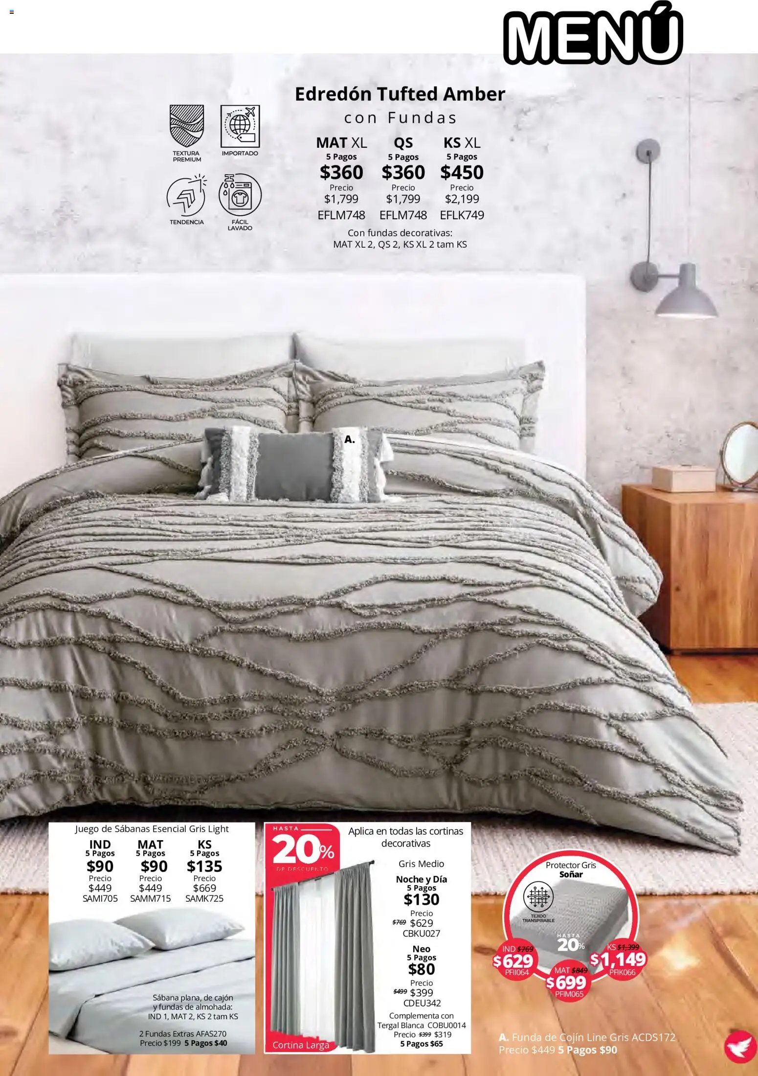 Nuevas ofertas de Colchas Concord válidas en toda la República Mexicana desde el 15/10/2026. ¡Encuentra las mejores ofertas en Colchas Concord catálogo! | Página: 31