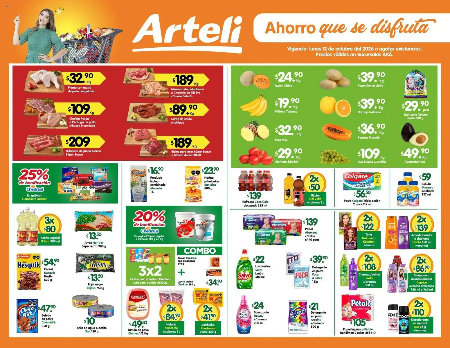 Nuevas ofertas de Arteli válidas en toda la República Mexicana desde el 12/10/2026. ¡Encuentra las mejores ofertas en Arteli folleto Express! | Página: 1