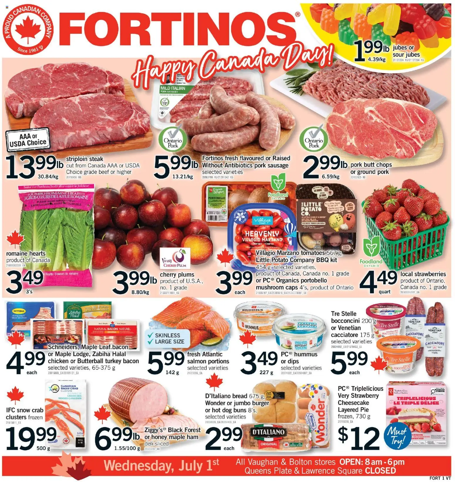 Fortinos flyer valid from Jun 25, 2026 | Page: 1