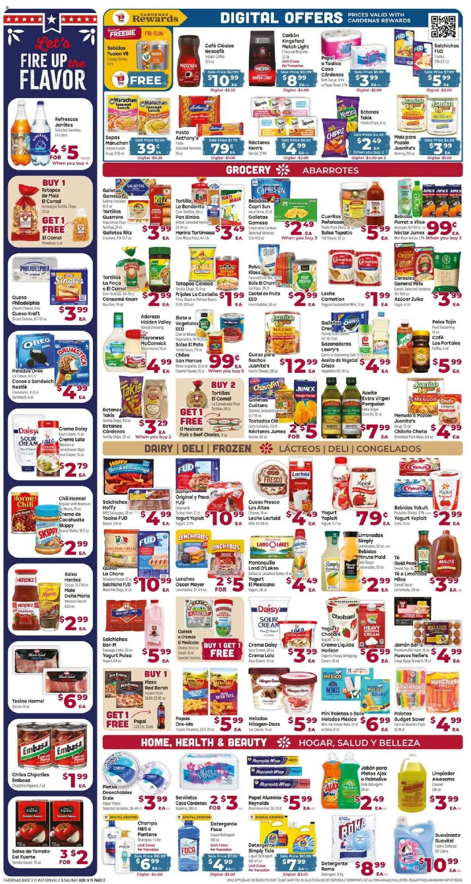 Cardenas Weekly Ad - CA - valid from 20.05.2026 | Page: 2 | Products: Coffee, Ice cream, Sauce, Garlic