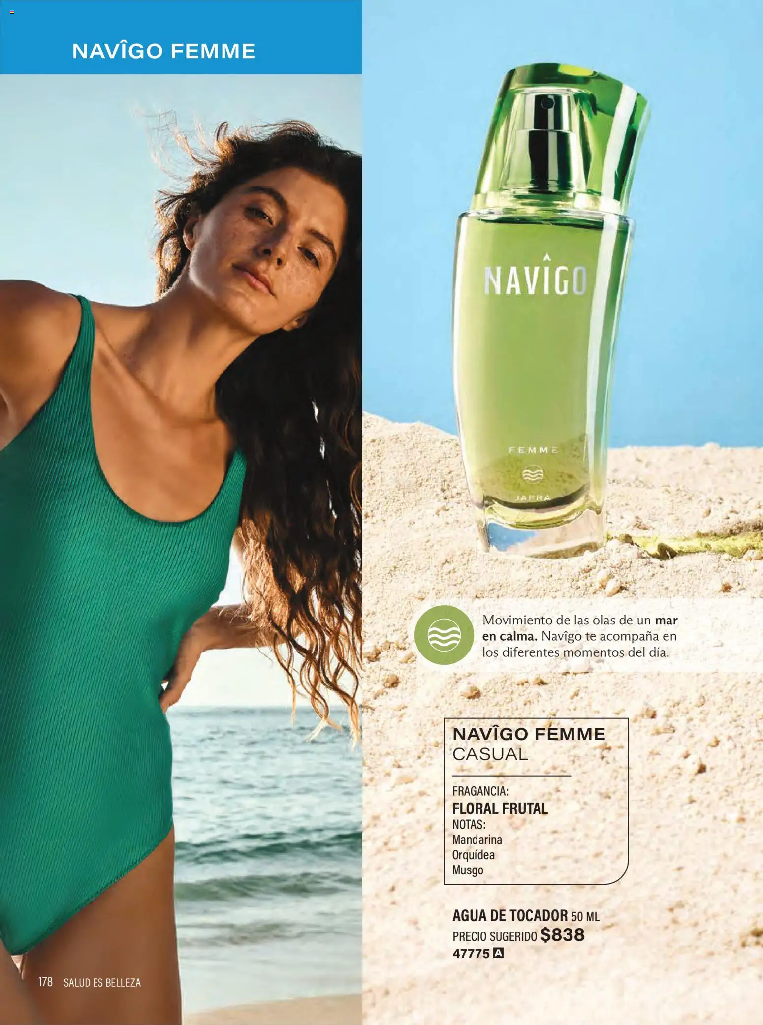 Nuevas ofertas de JAFRA válidas en toda la República Mexicana desde el 01/07/2026. ¡Encuentra las mejores ofertas en JAFRA catálogo Organizador de Ventas! | Página: 178 | Productos: Agua, Té, Perfume, Fragancia