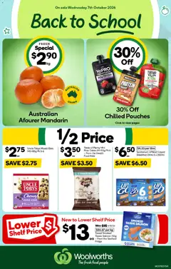 Preview of Woolworths catalogue SA - valid from 07/10/2026