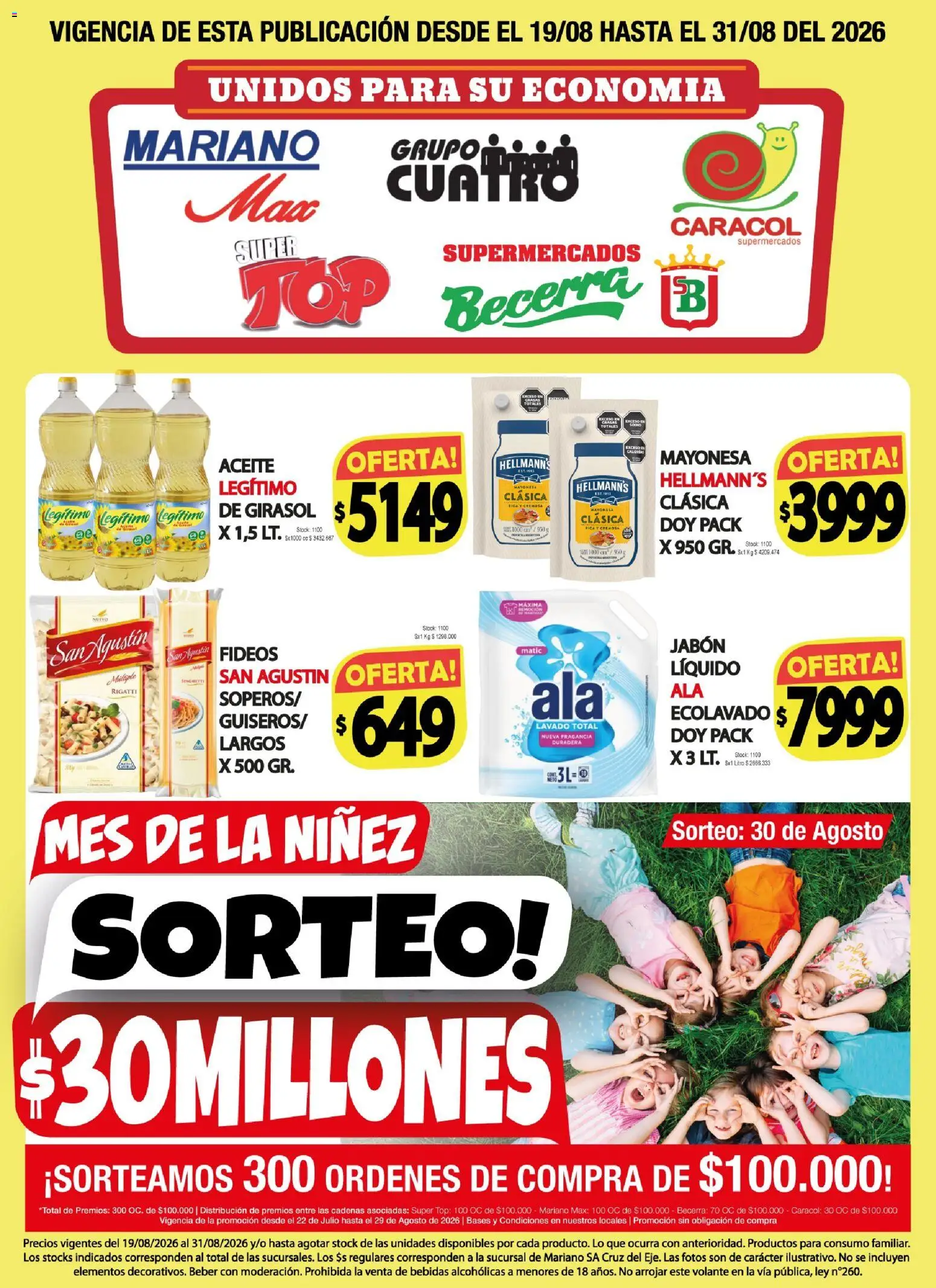 Mariano Max - Catálogo │ válido desde el 19/08/2026 | Página: 1 | Productos: Fragancia, Aceite, Mayonesa, Jabón