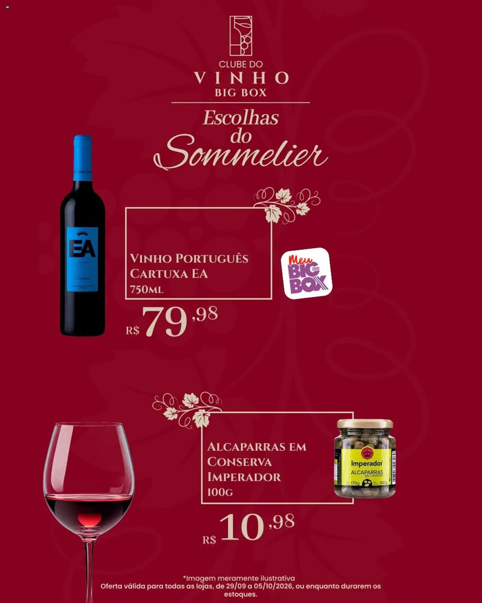 Big Box Folheto - válido de 29/09/2026 | Página: 6 | Produtos: Vinho