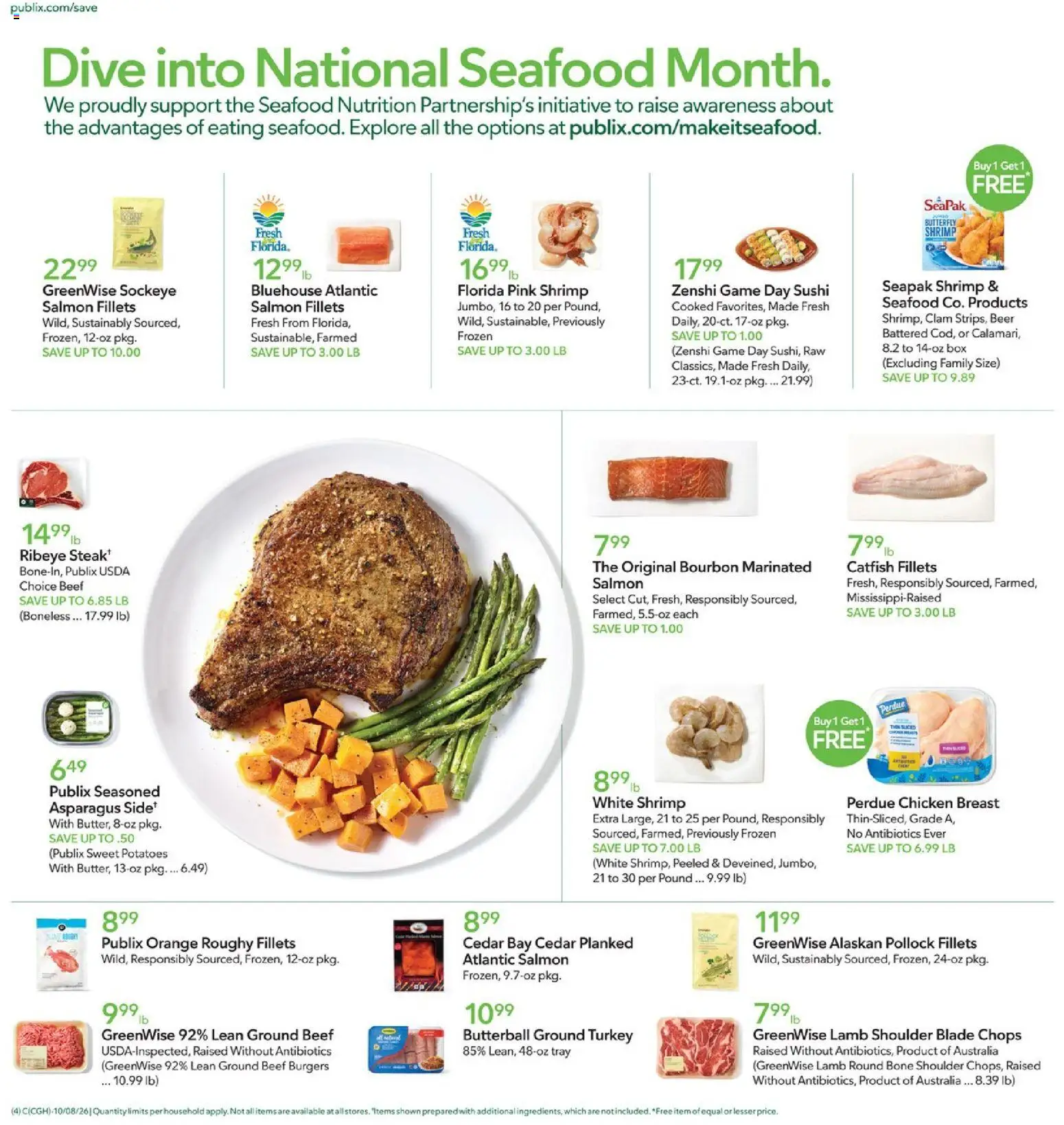Publix Weekly Ad - valid from 10/07/2026 | Page: 4