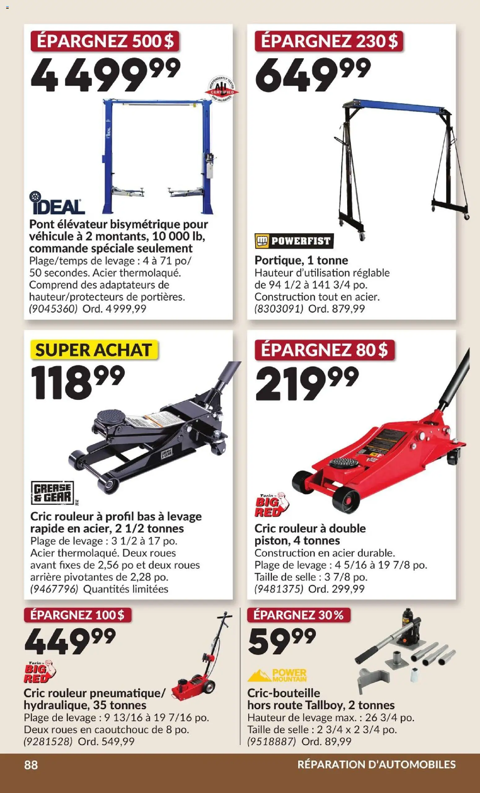 Princess Auto flyer valid from Sep 22, 2026 | Page: 93