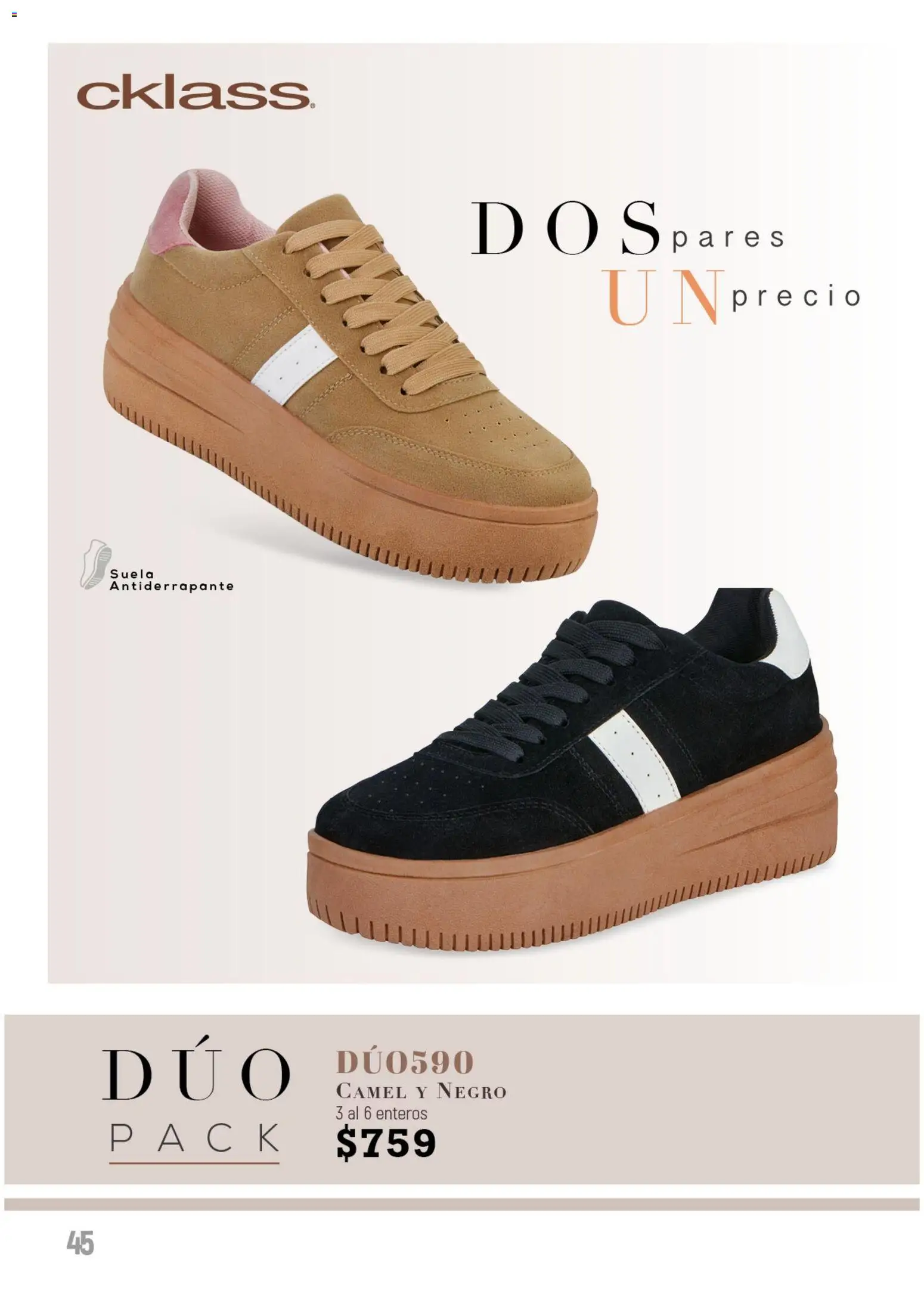 Nuevas ofertas de Cklass válidas en toda la República Mexicana desde el 05.03.2026. ¡Encuentra las mejores ofertas en Cklass catálogo Verano Urban! | Página: 46
