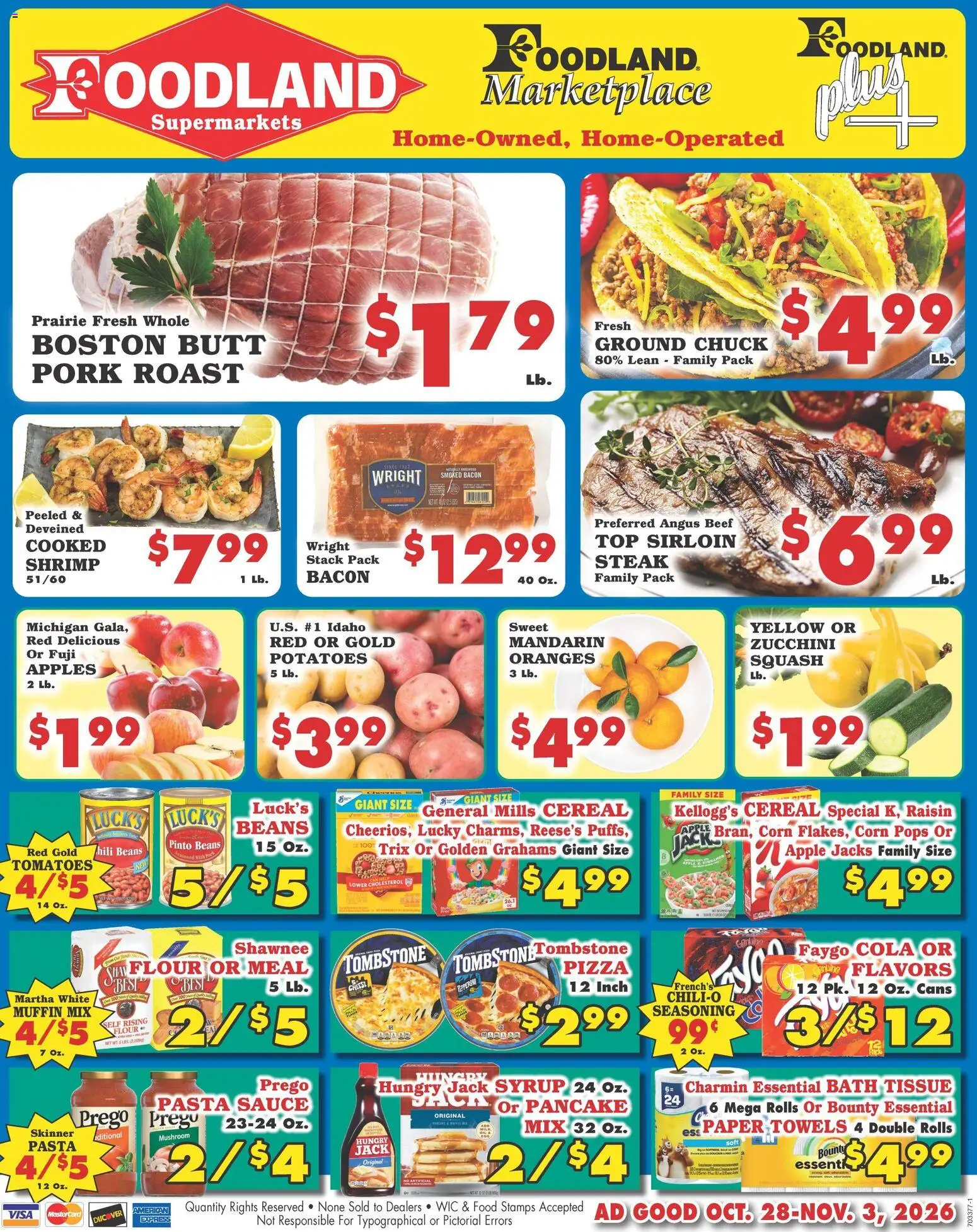 Foodland Weekly Ad - Supermarkets - valid from 10/28/2026 | Page: 1