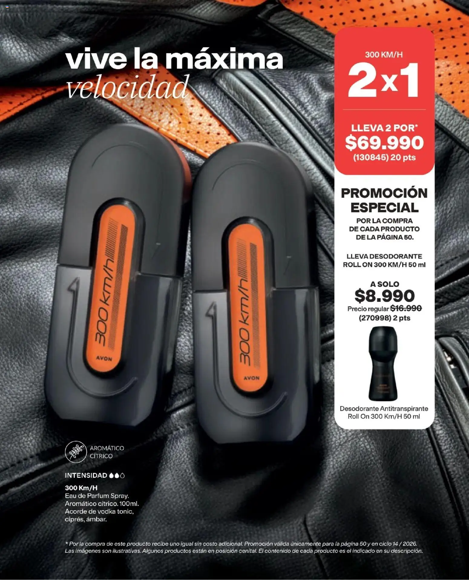 Avon revista - valida desde el 19/09/2026 | Página: 50 | Productos: Vodka, Desodorante, Antitranspirante
