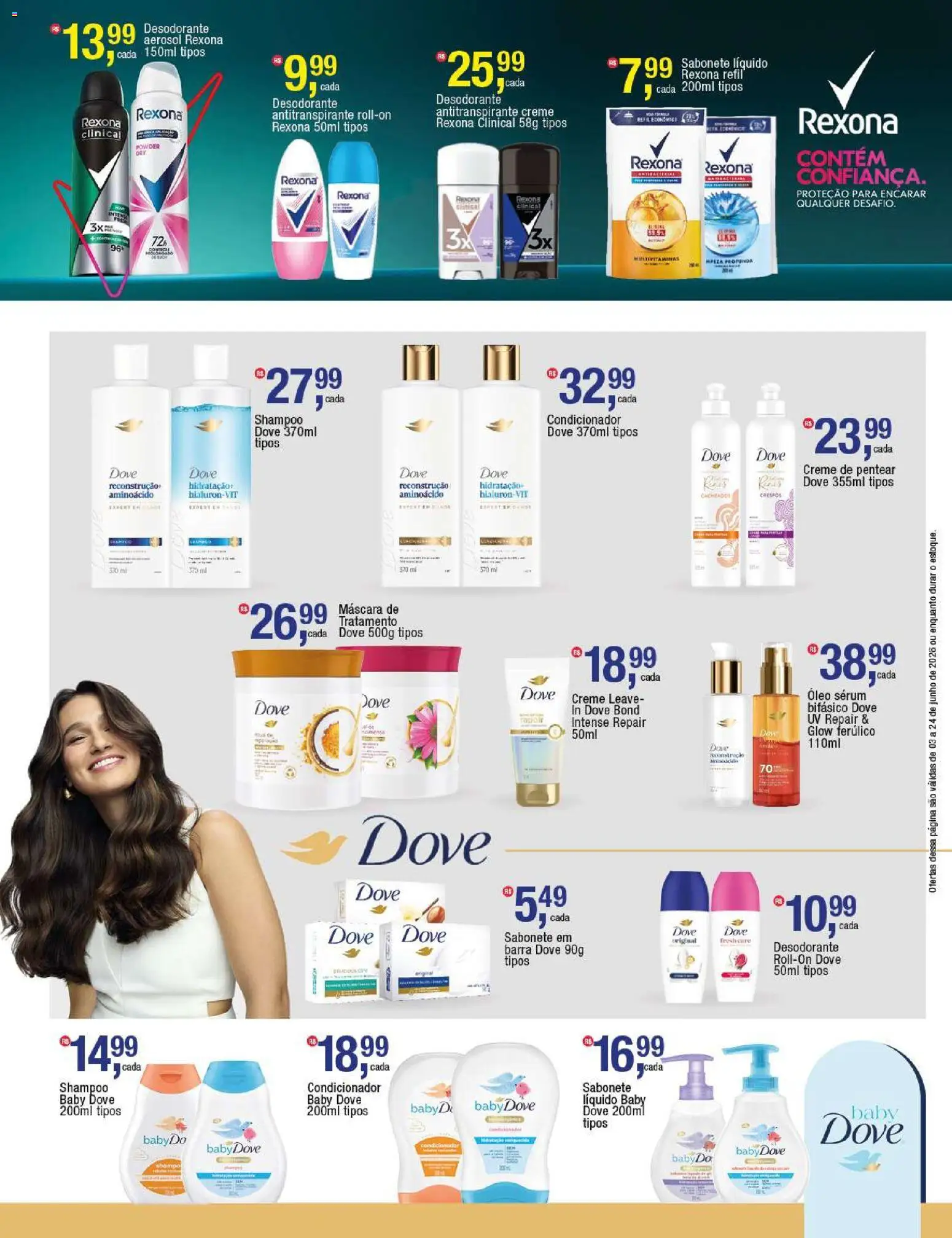 Frangolândia Folheto - válido de 03.06.2026 | Página: 6 | Produtos: Sérum, Sabonete, Rexona, Sabonete líquido