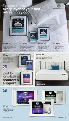 Preview of JCPenney weekly ads valid from 07/13/2026 | Page: 18 | Products: Bed, Mattress, Pillow, Mattress Pad