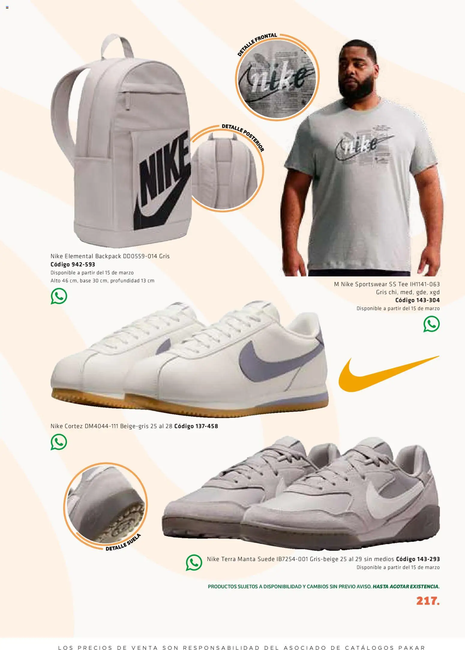 Nuevas ofertas de SC Pakar válidas en toda la República Mexicana desde el 27/02/2026. ¡Encuentra las mejores ofertas en SC Pakar catálogo Premium Men Tomo 1! | Página: 217