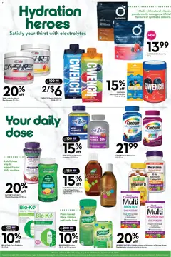 Preview of Sobeys - Natural and Wellness Booklet from shop Sobeys valid from Aug 13, 2026 | Page: 6 | Products: Water, Multivitamin, Food, Omega