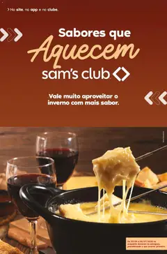 Sam's Club ofertas Sabores que Aquecem - Pré-Visualização do folheto da loja Sam's Club, válido de 23/06/2026
