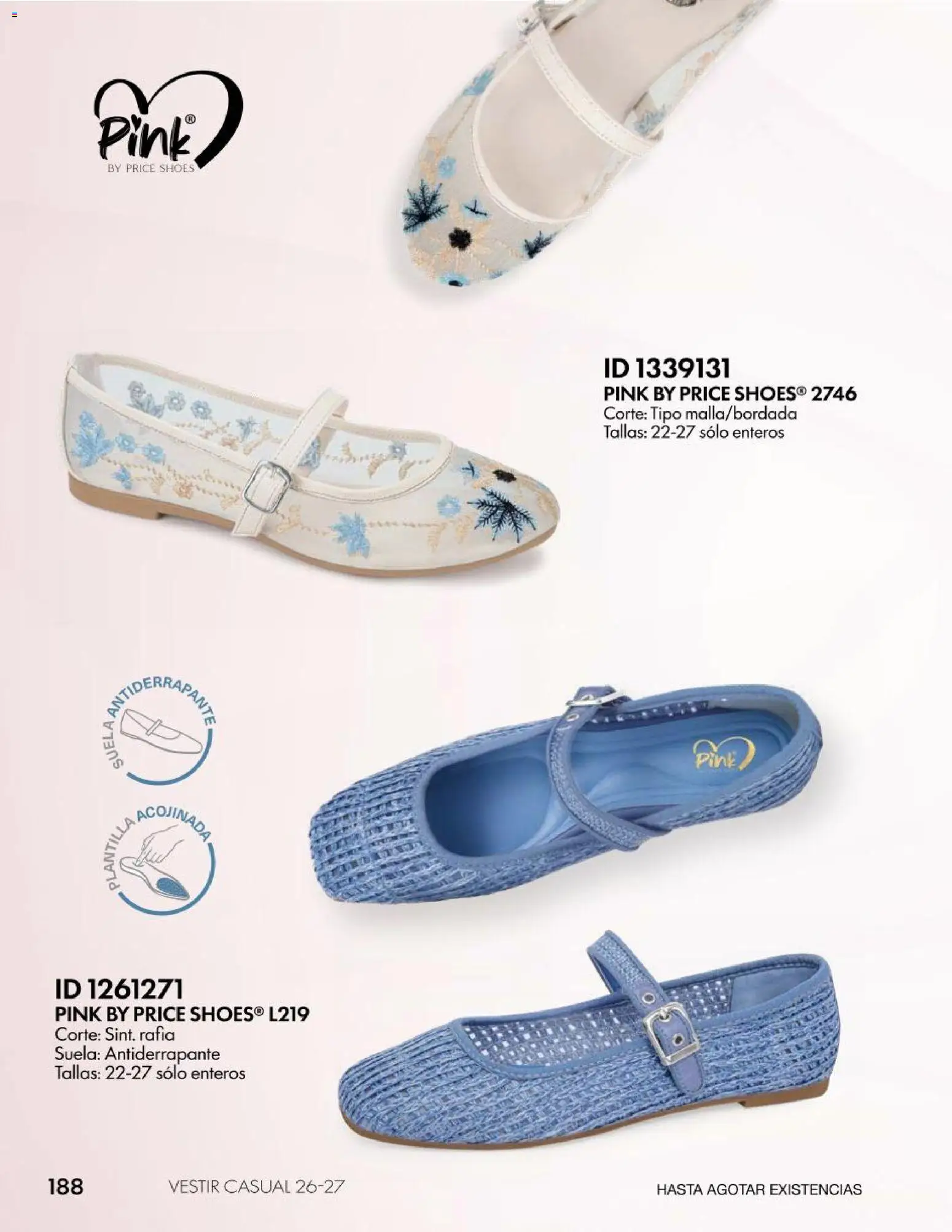 Nuevas ofertas de Price Shoes válidas en toda la República Mexicana desde el 28/08/2026. ¡Encuentra las mejores ofertas en Price Shoes catálogo Vestir Casual! | Página: 188