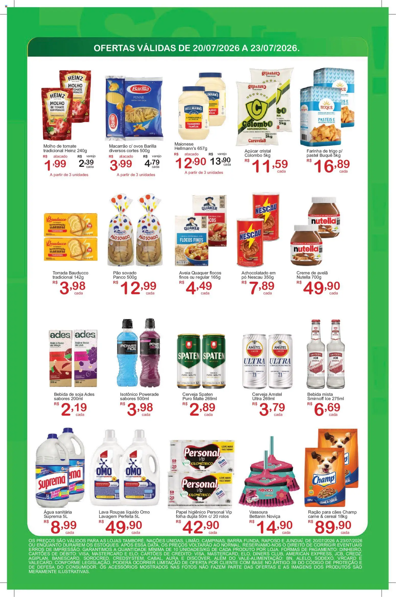 GIGA Atacado Folheto - válido de 20/07/2026 | Página: 2 | Produtos: Suco, Macarrão, Maionese, Soja