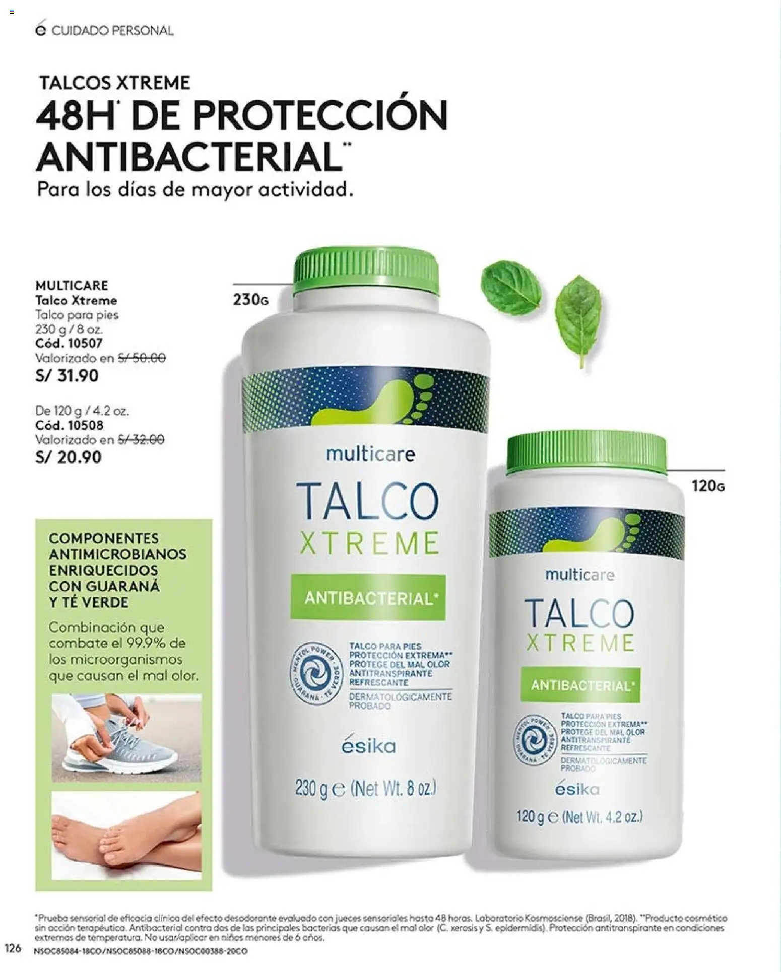 Catálogo Ésika válido desde 02/08/2026 | Página: 138 | Productos: Desodorante, Antitranspirante, Té, Té verde