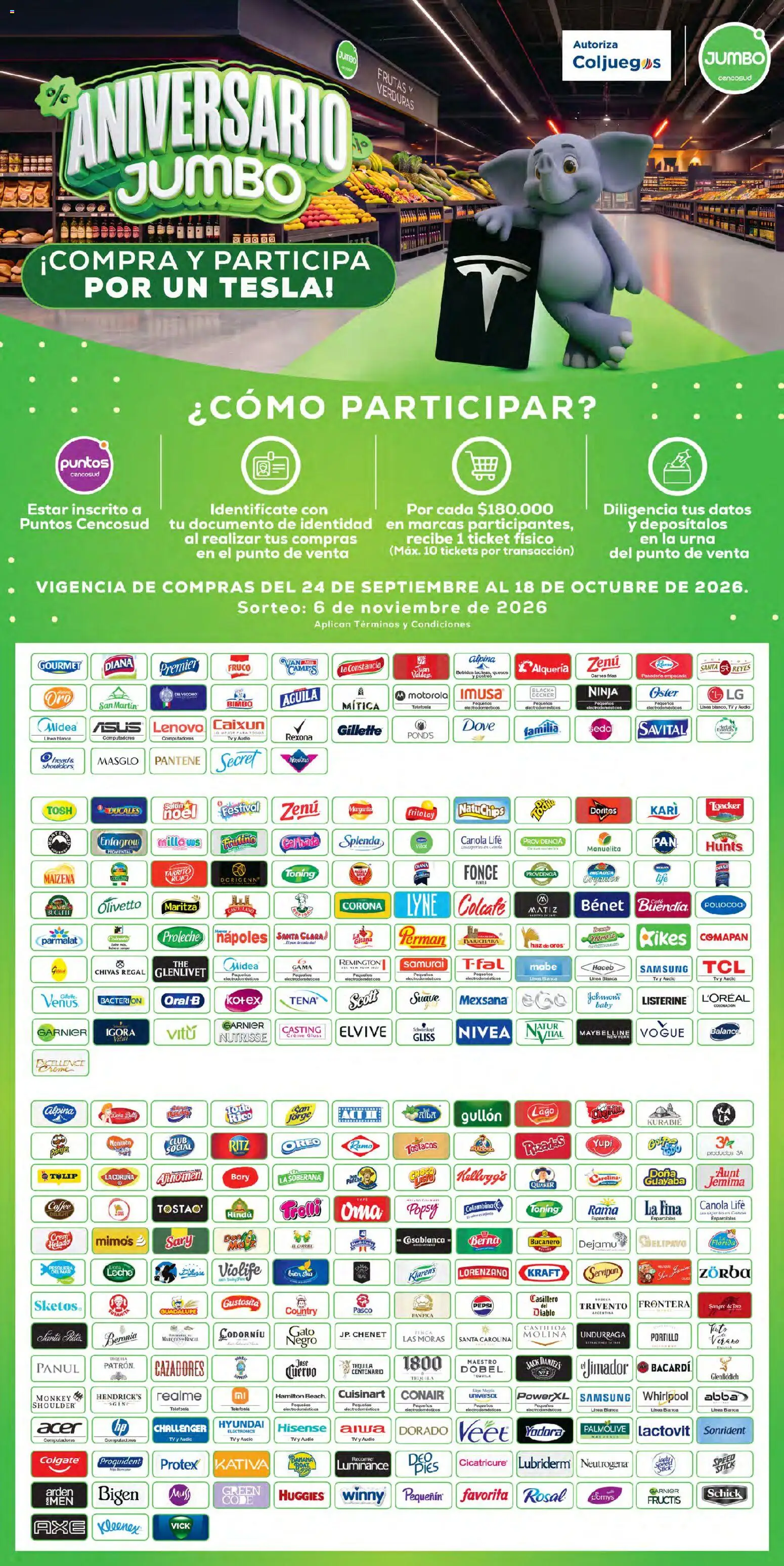 Jumbo revista - valida desde el 24/09/2026 | Página: 2 | Productos: Postres, Panadería, Listerine, Pepsi