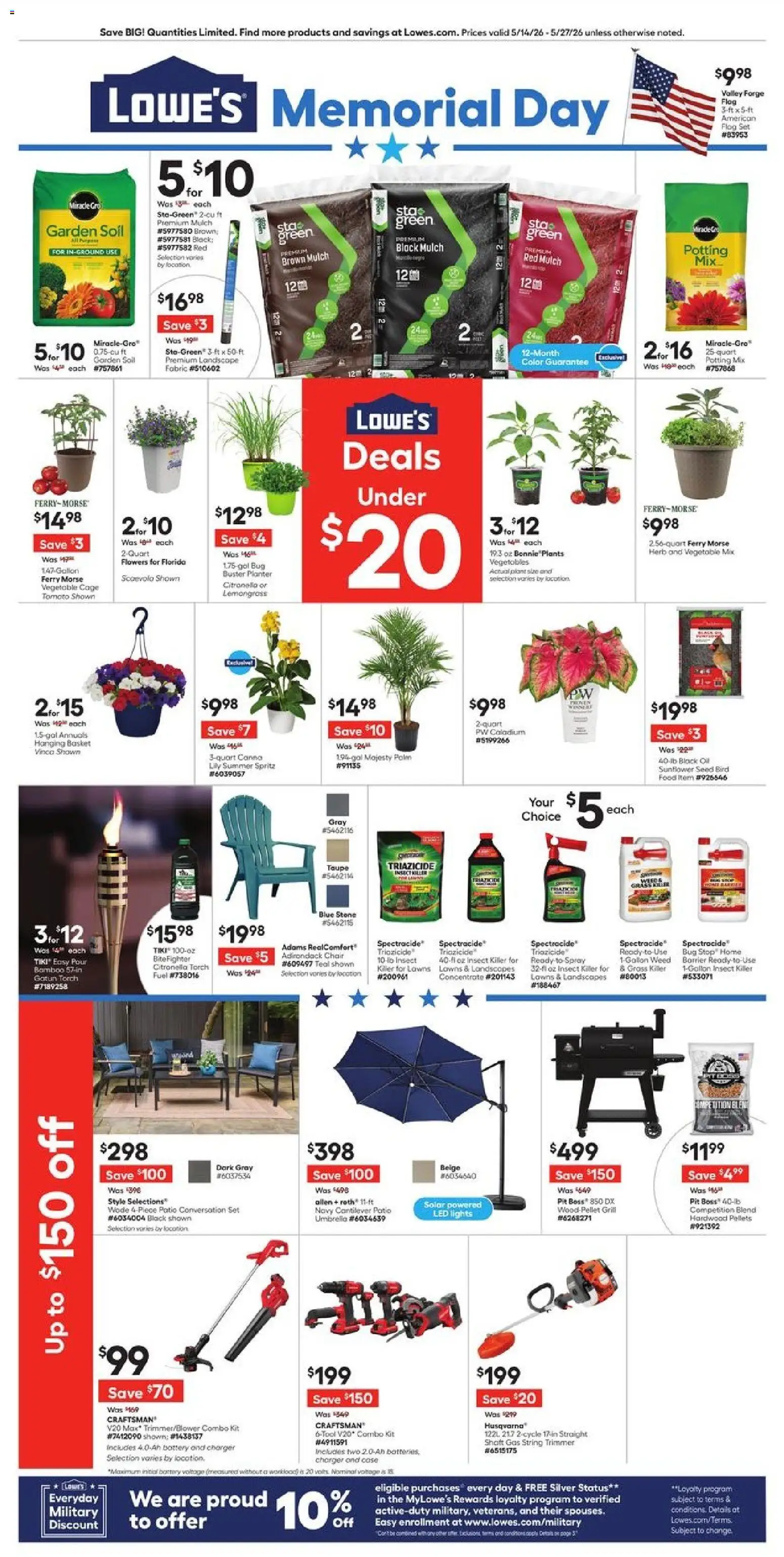 Lowe's Weekly Ad - valid from 14.05.2026 | Page: 1