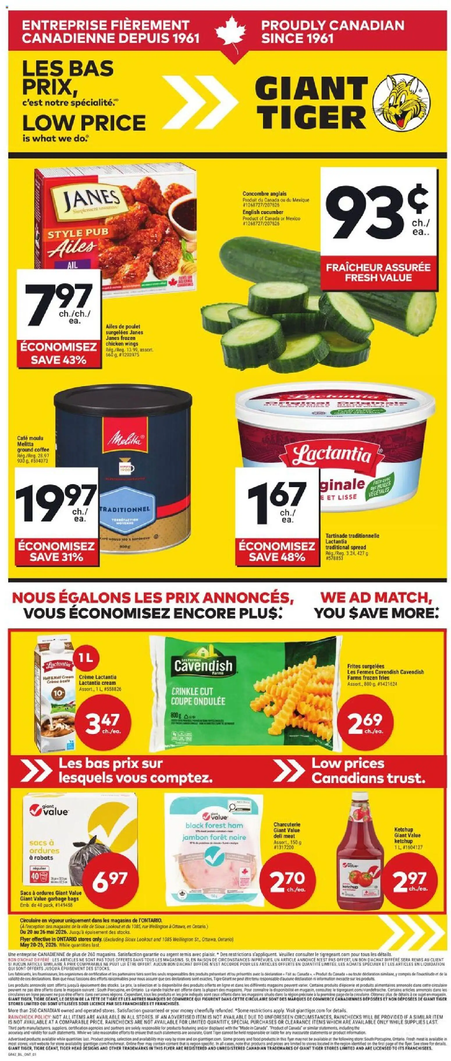 Giant Tiger flyer valid from 20.05.2026 | Page: 1
