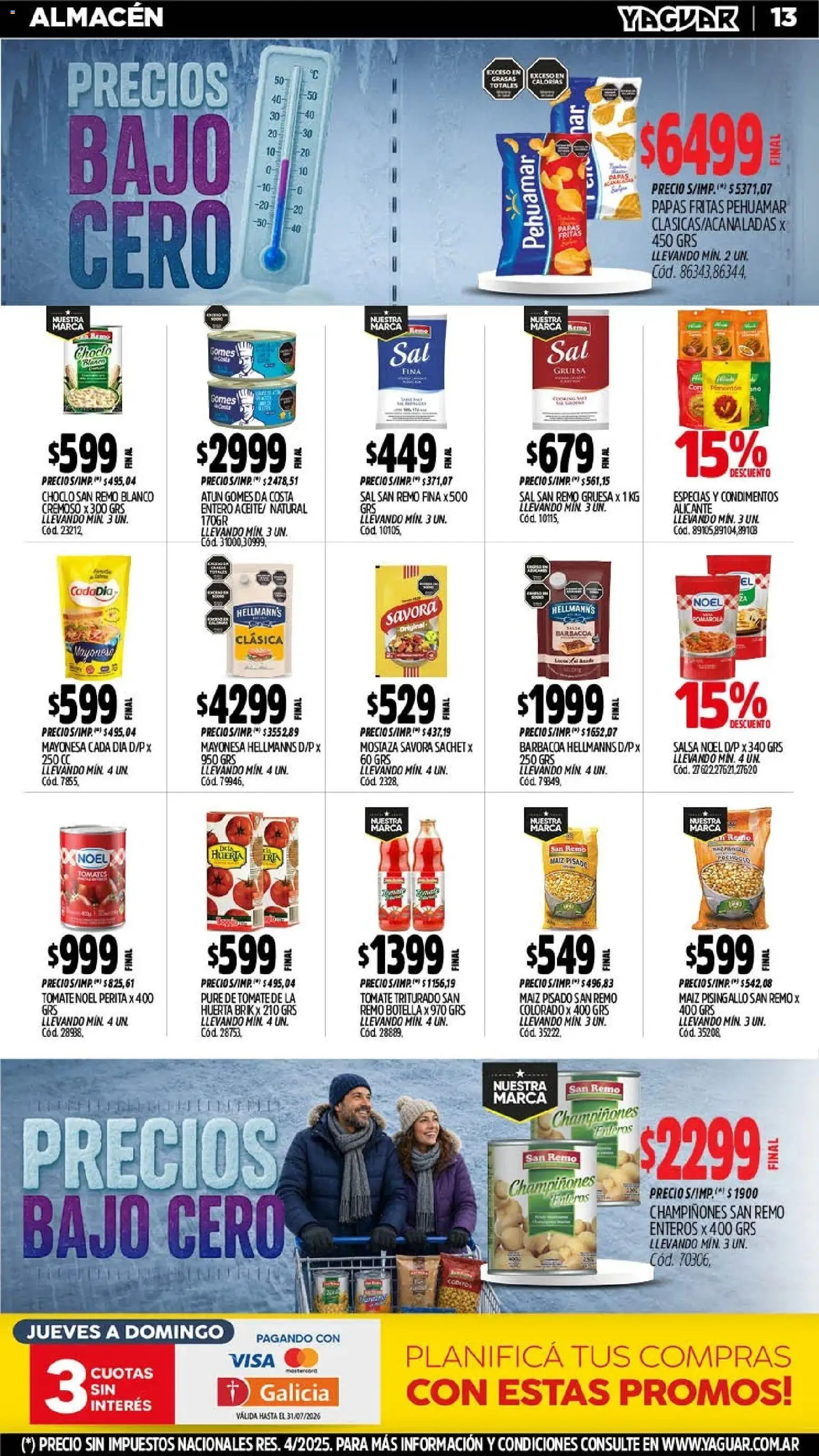 Yaguar catálogo │ válido desde el 27/07/2026 | Página: 16