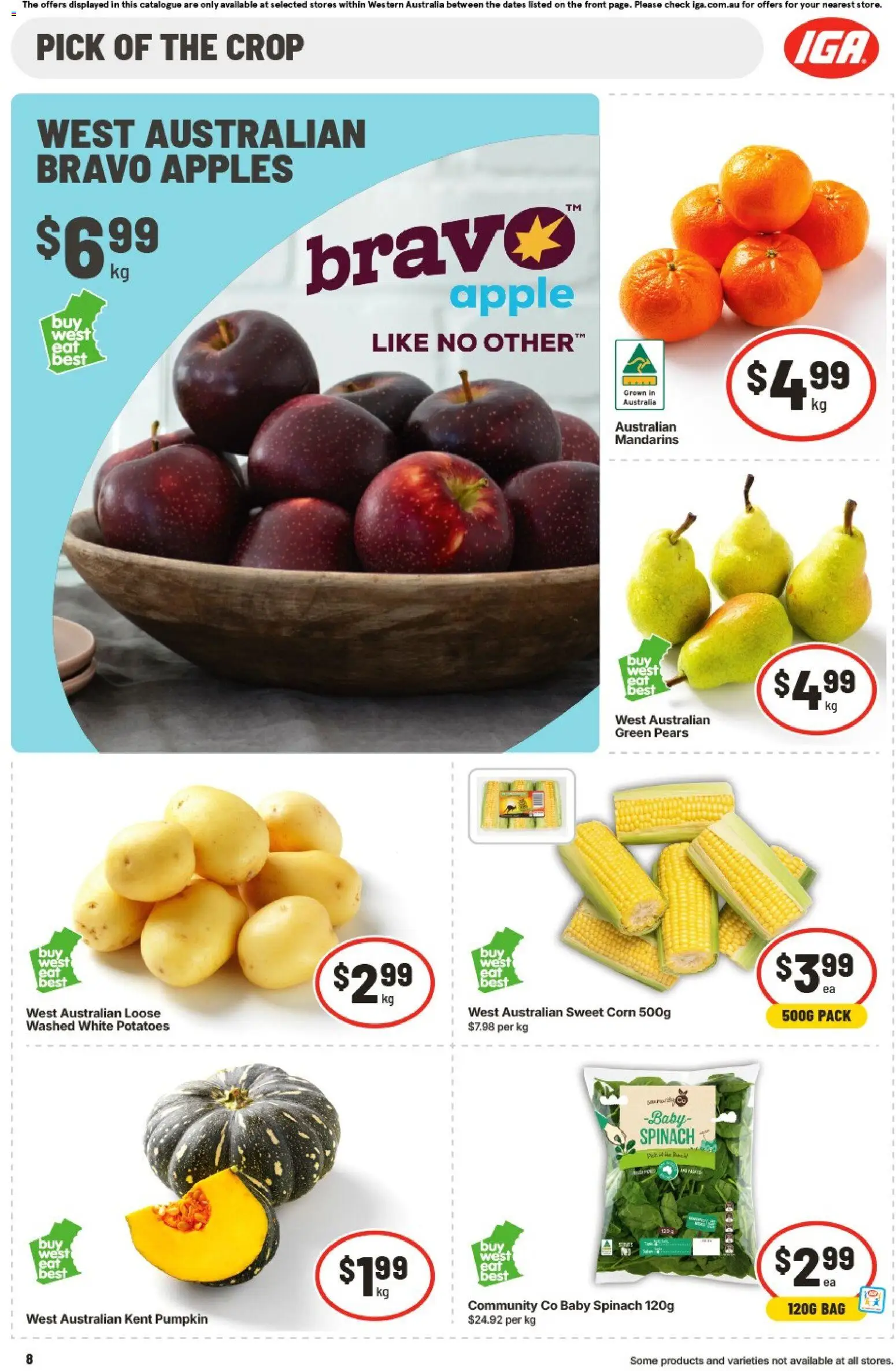 IGA catalogue - valid from 20.05.2026 | Page: 11 | Products: Apples, Mandarins, Pumpkin, Bag