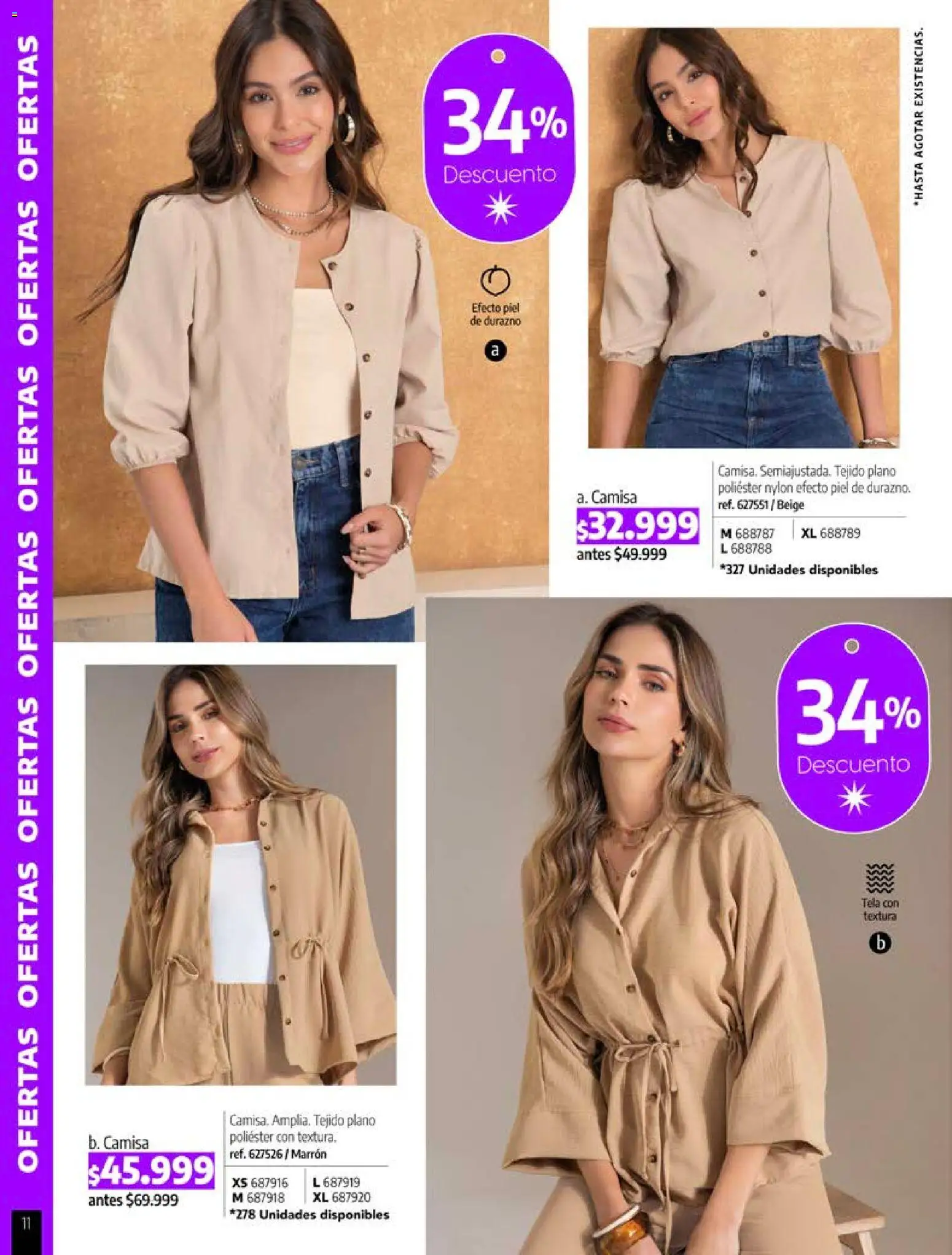 Pacifika revista - valida desde el 03.06.2026 | Página: 209 | Productos: Camisa, Durazno