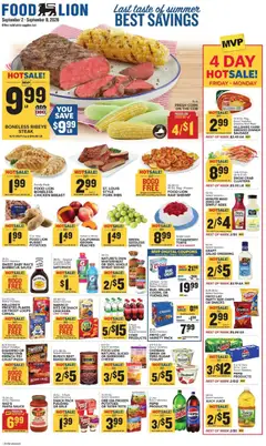 Preview of Food Lion weekly ads valid from 09/02/2026