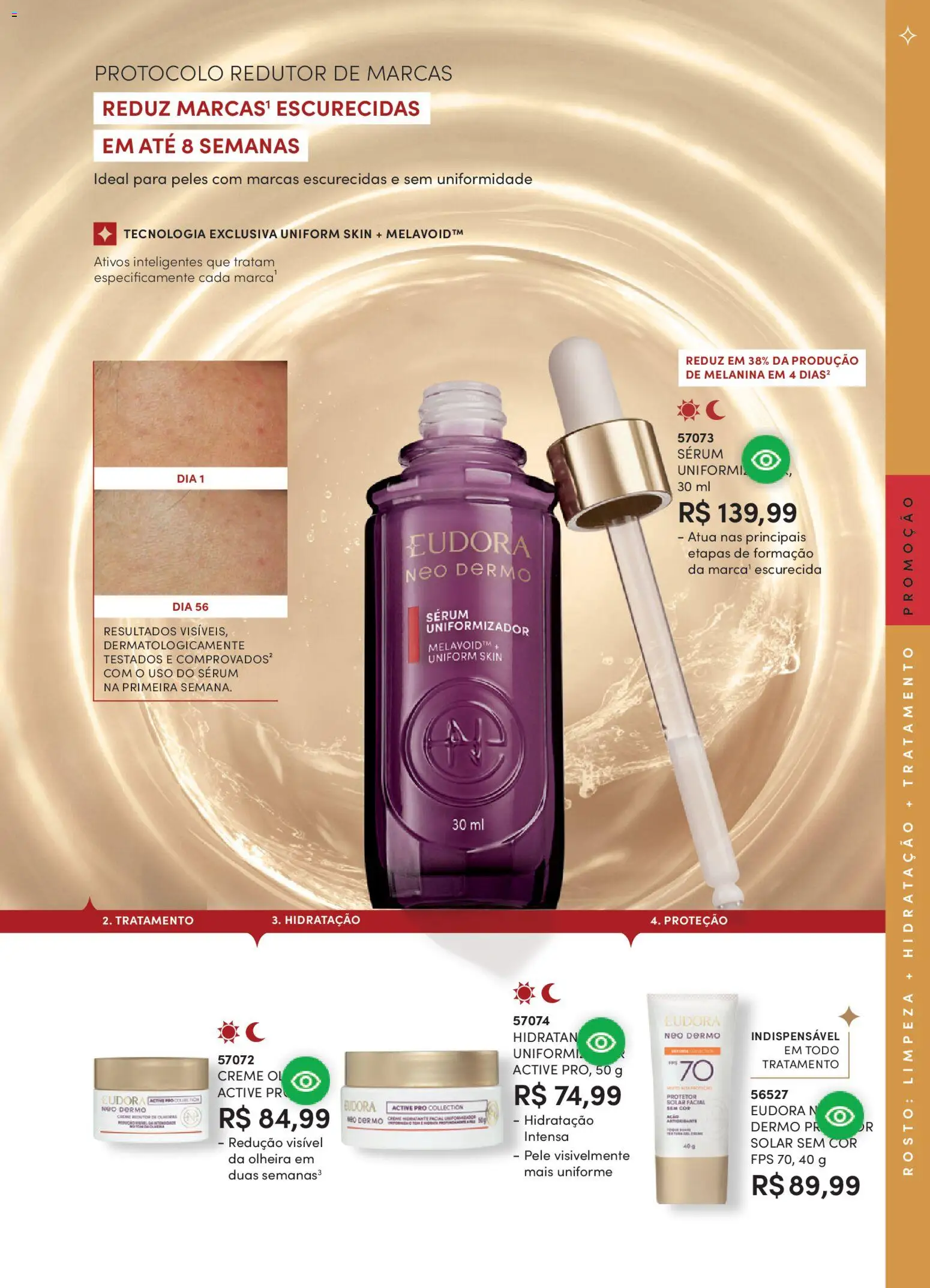 Eudora Folheto - válido de 01.04.2026 | Página: 47 | Produtos: Sérum, Creme