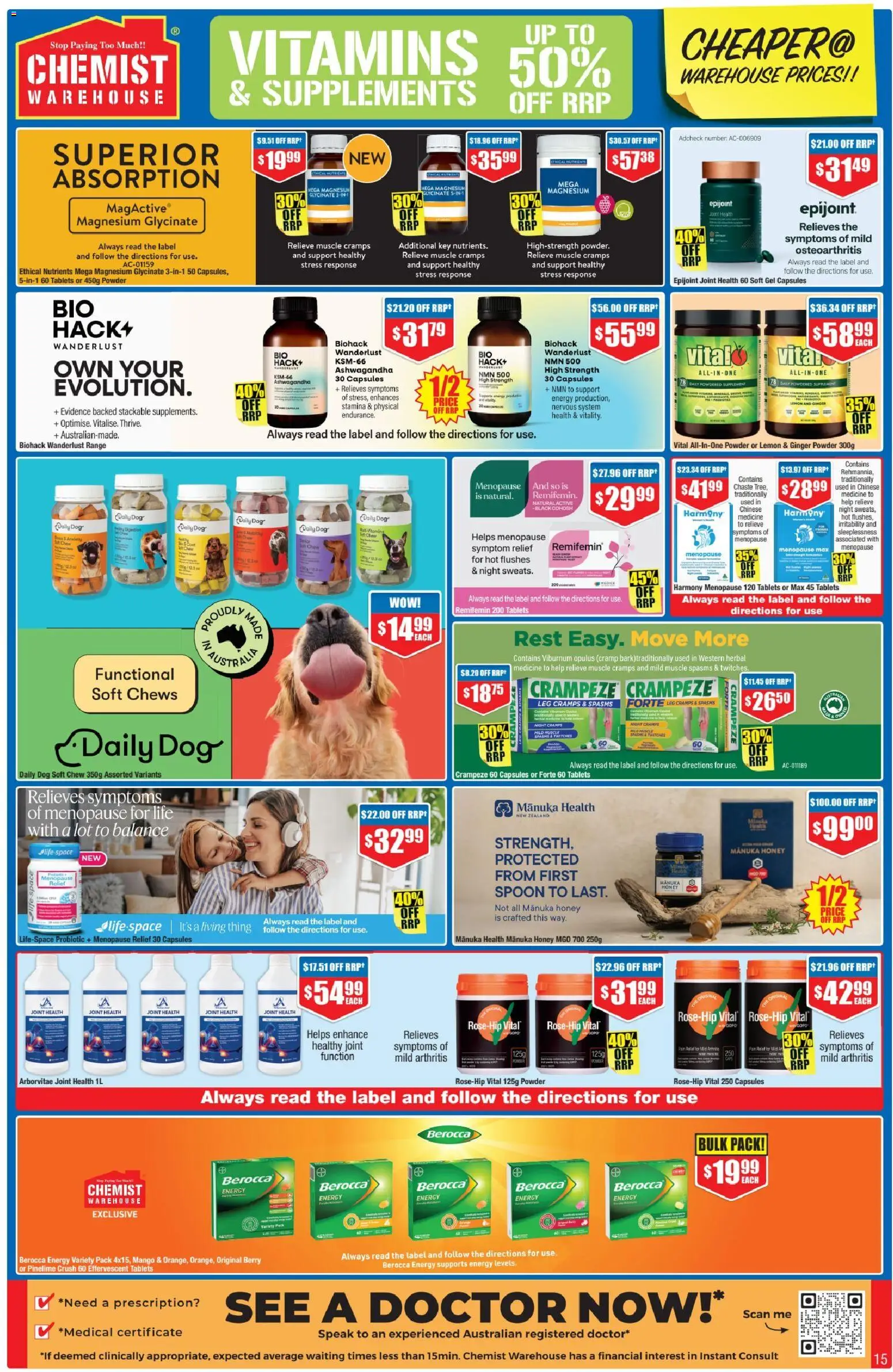   ﻿﻿Chemist Warehouse catalogue from 23/07/2026 > Big discounts — page 15