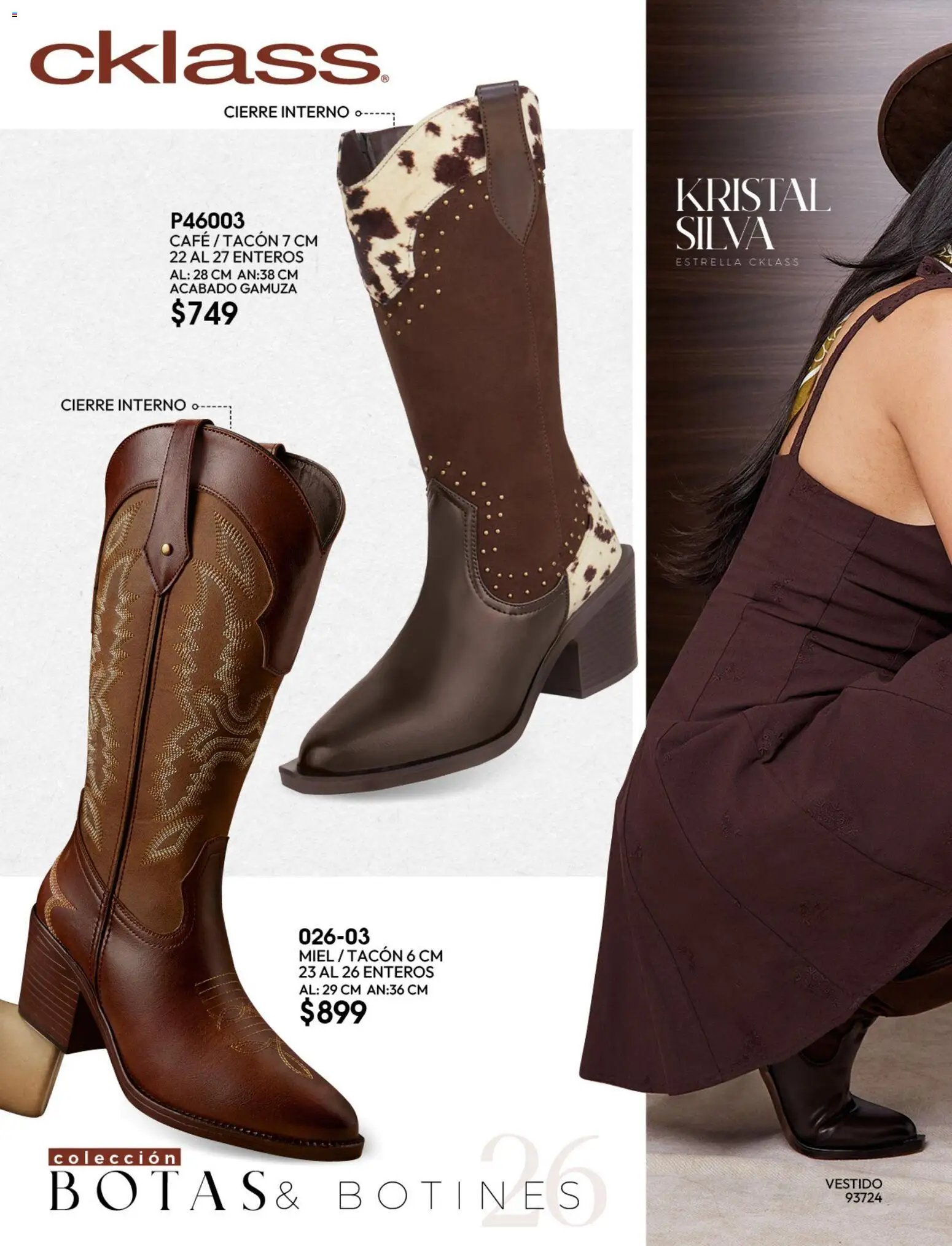Nuevas ofertas de Cklass válidas en toda la República Mexicana desde el 08/07/2026. ¡Encuentra las mejores ofertas en Cklass catálogo Botas y botines! | Página: 60 | Productos: Café, Gamuza, Vestido, Botines