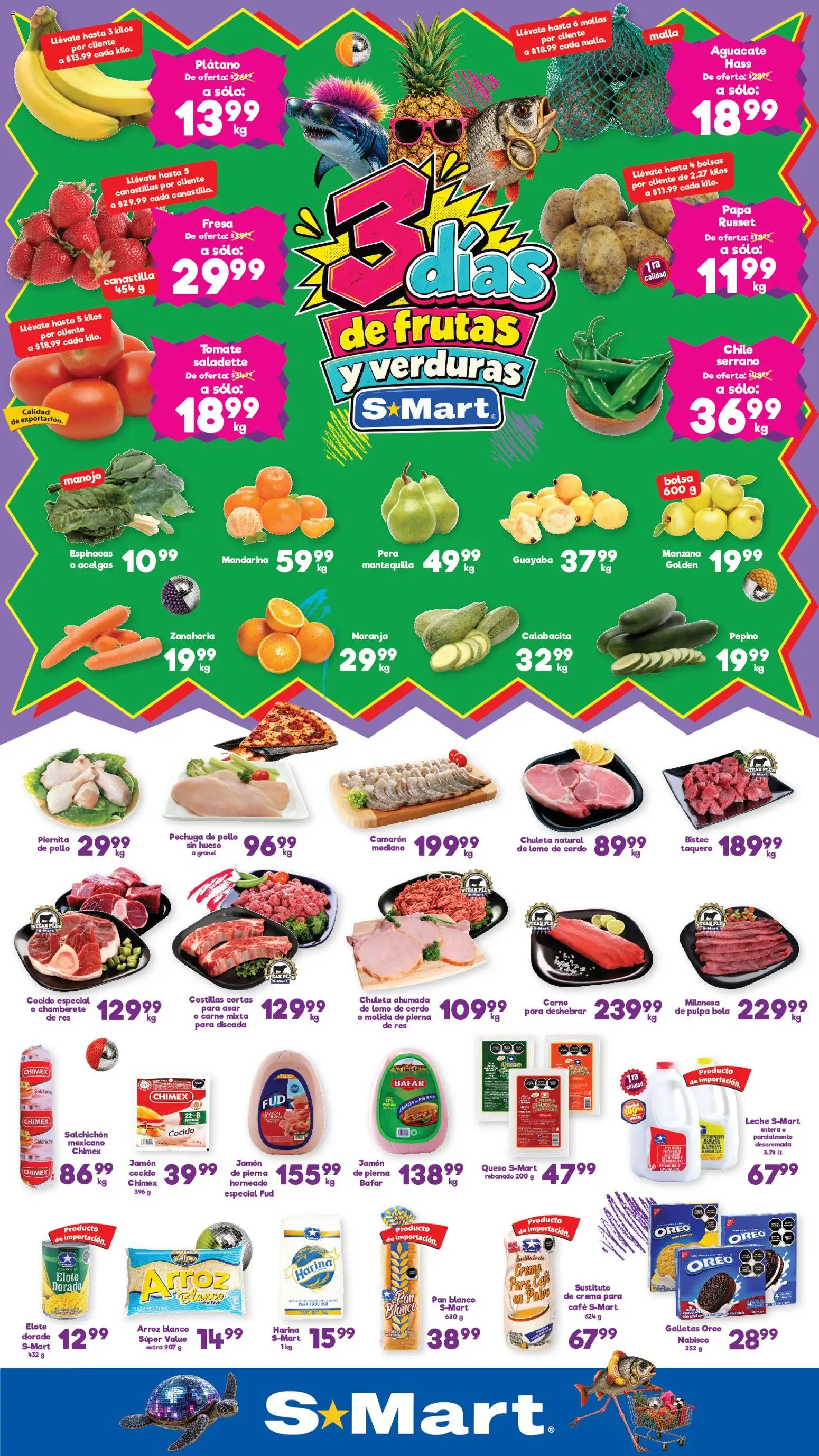 Nuevas ofertas de S-Mart válidas en toda la República Mexicana desde el 13/10/2026. ¡Encuentra las mejores ofertas en S-Mart folleto! | Página: 1
