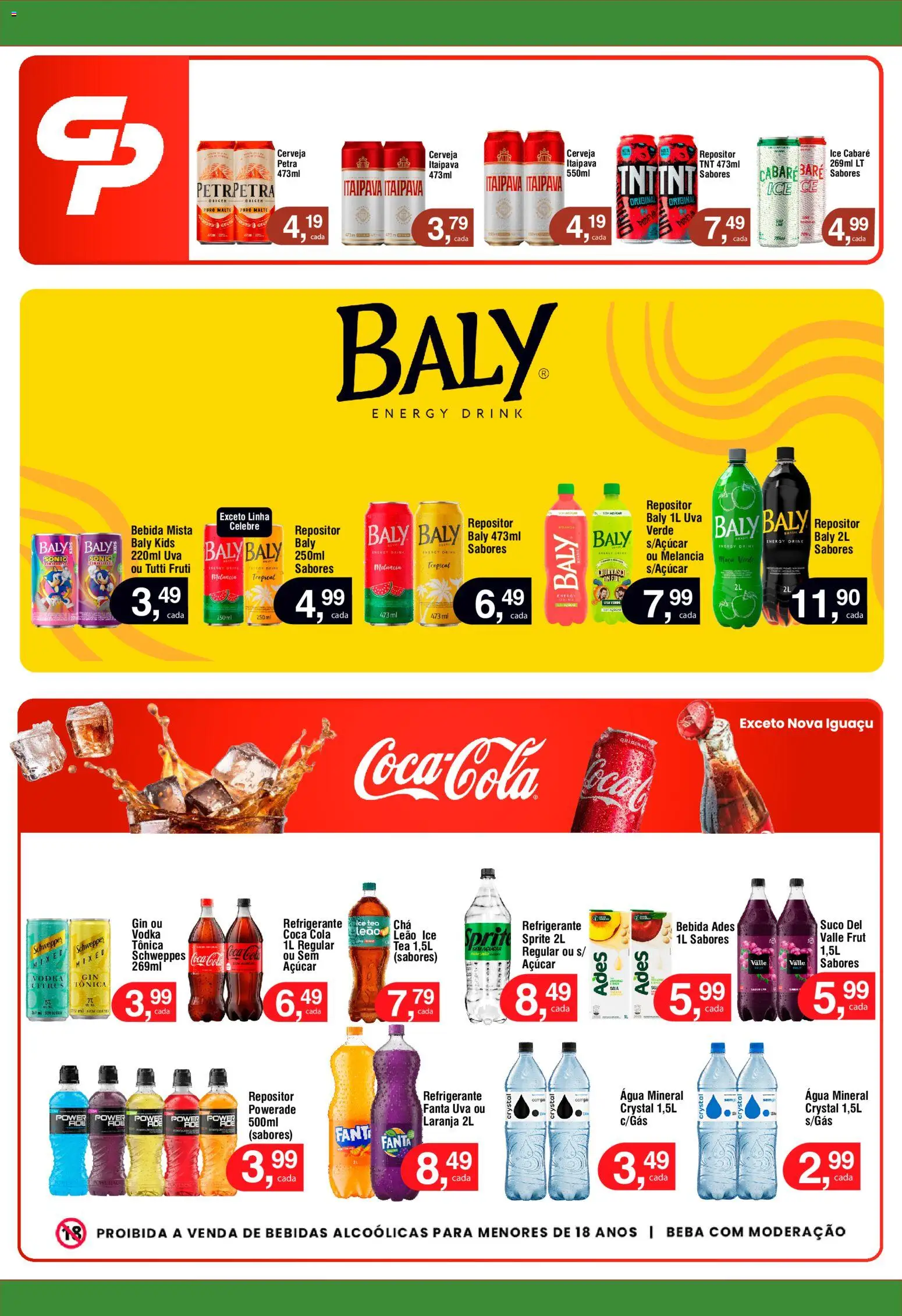 Royal Supermercados Folheto - válido de 29/06/2026 | Página: 10 | Produtos: Ice tea, Cola, Cerveja, Refrigerante