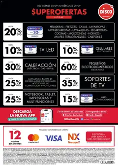 Vista previa Disco - Ofertas | Electro, T. Libre y más válido desde el 04/09/2026