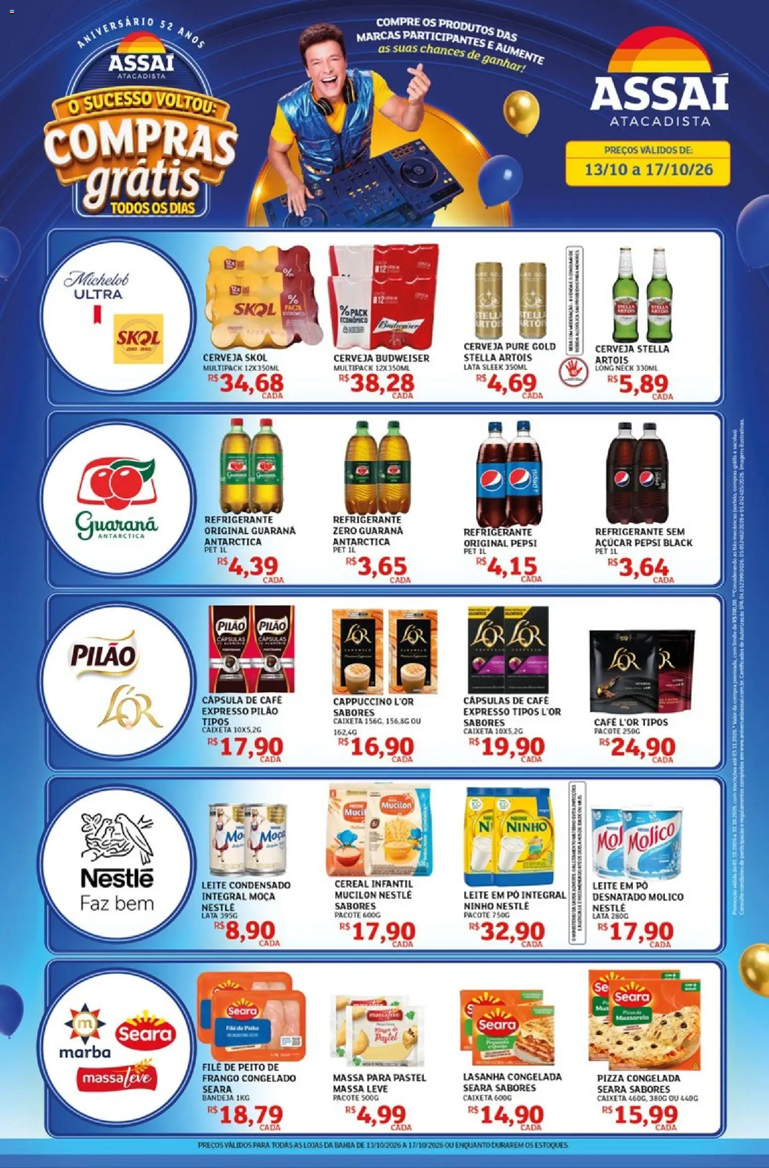 Assaí Atacadista Folheto - válido de 13/10/2026 | Página: 1